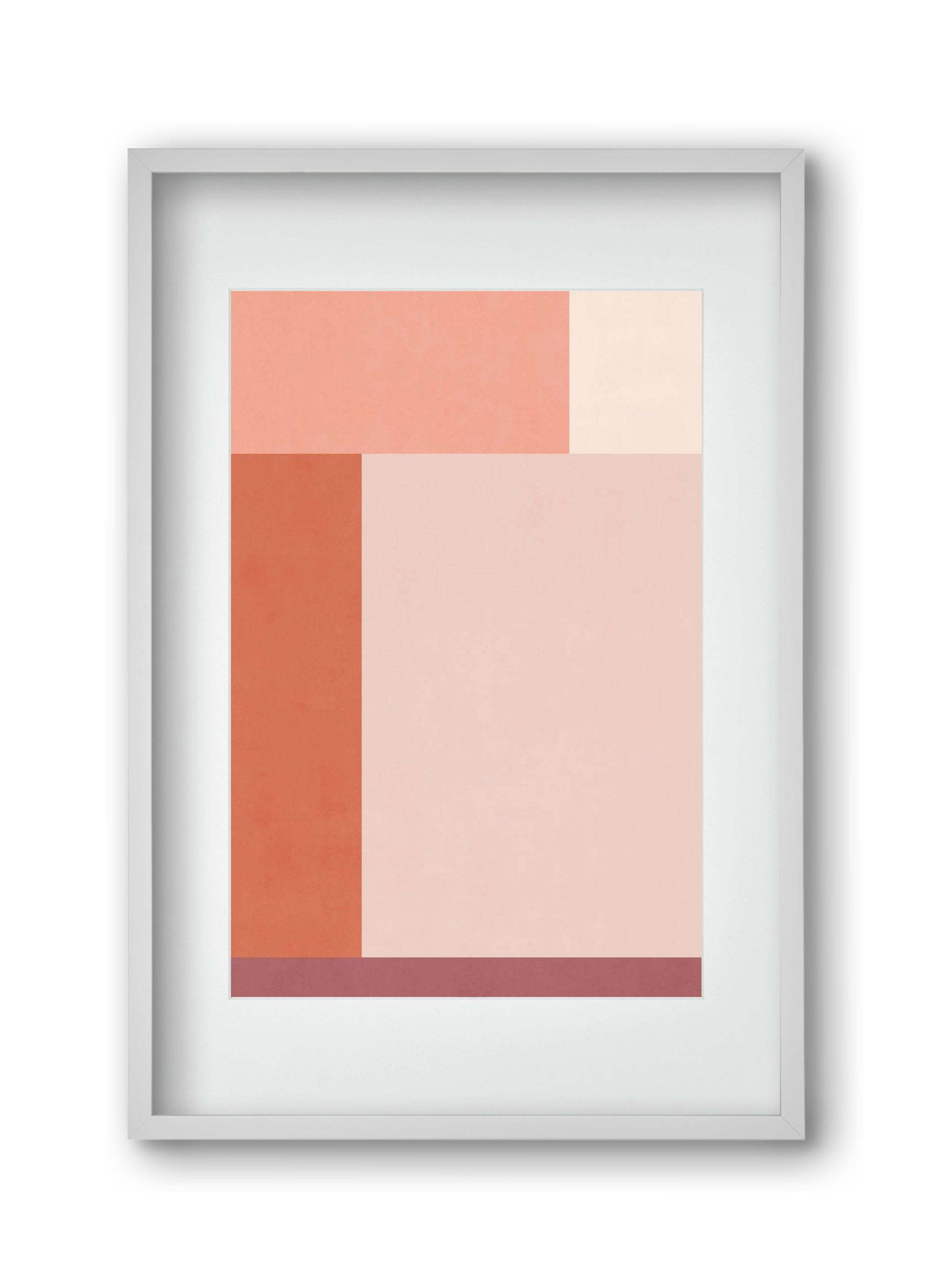 Abstract Art - Ttn04, 30x45 cm (20x30 cm), Fehér keret, paszpartuval