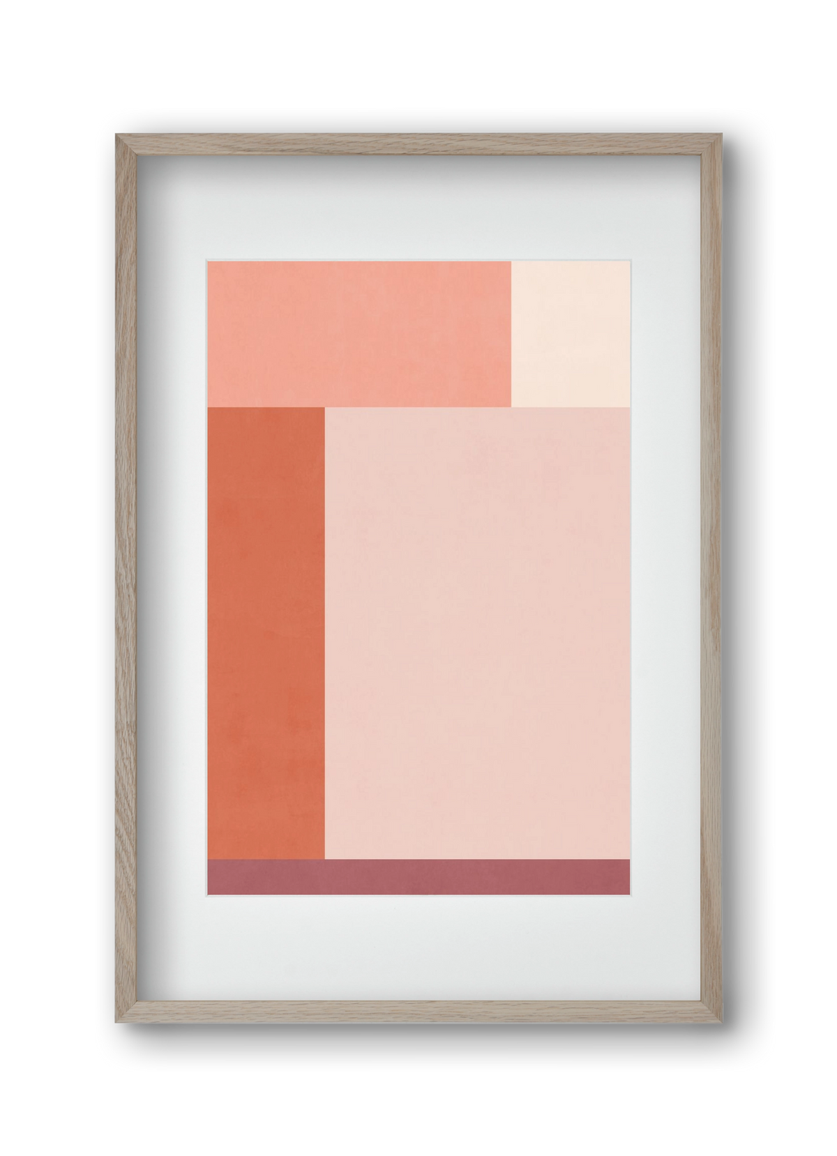 Abstract Art - Ttn04, 30x45 cm (20x30 cm), Tölgy keret, paszpartuval