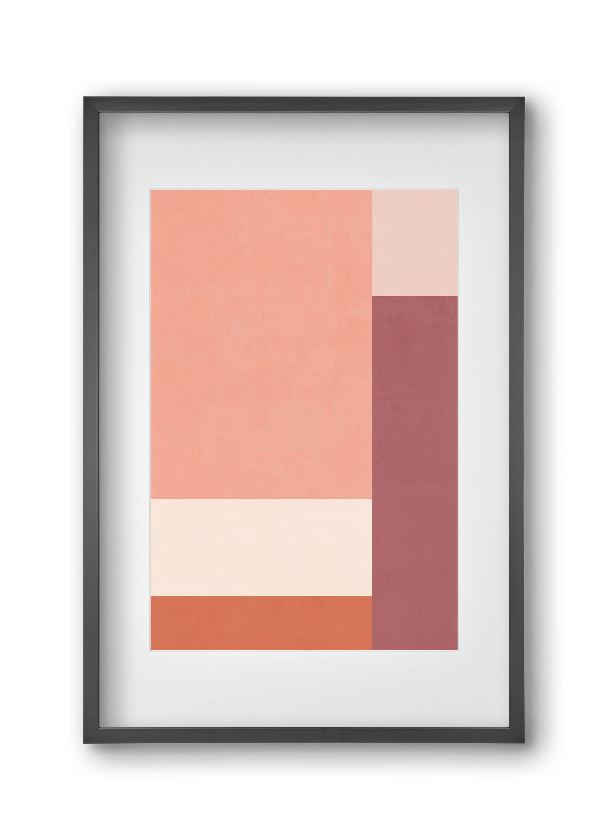 Abstract Art - Ttn05, 30x45 cm (20x30 cm), Fekete keret, paszpartuval