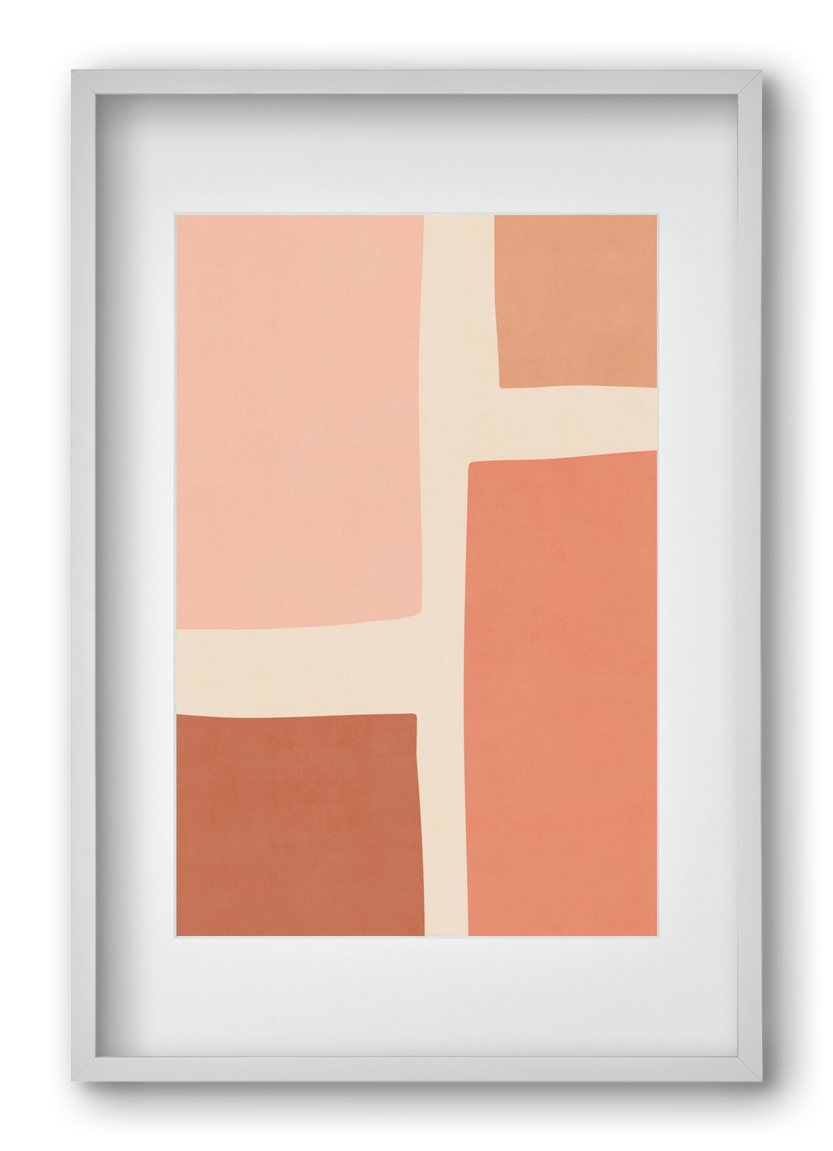 Abstract Art - Tt02, 40x60 cm (30x45 cm), Fehér keret, paszpartuval