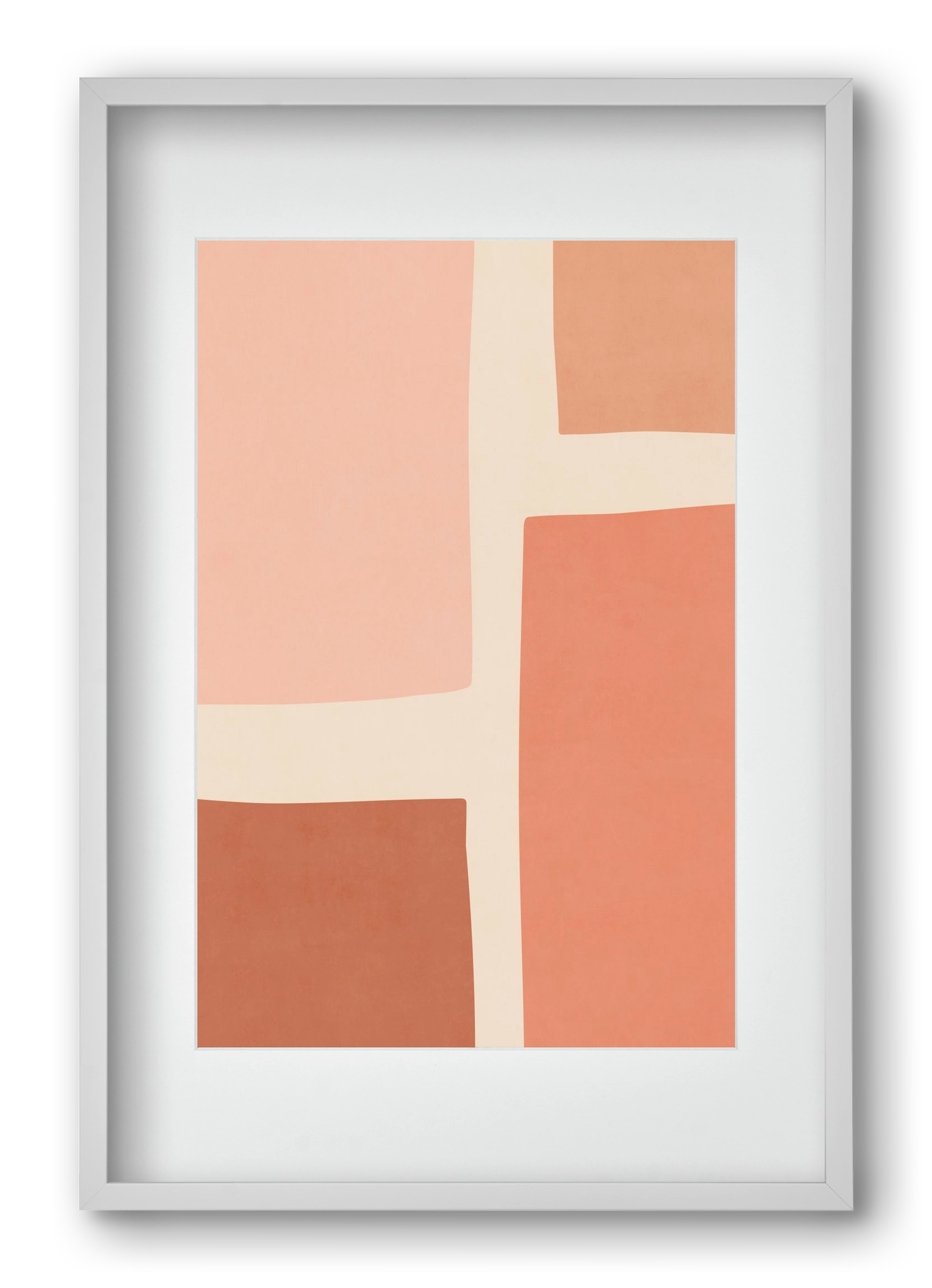 Abstract Art - Tt02, 40x60 cm (30x45 cm), Fehér keret, paszpartuval