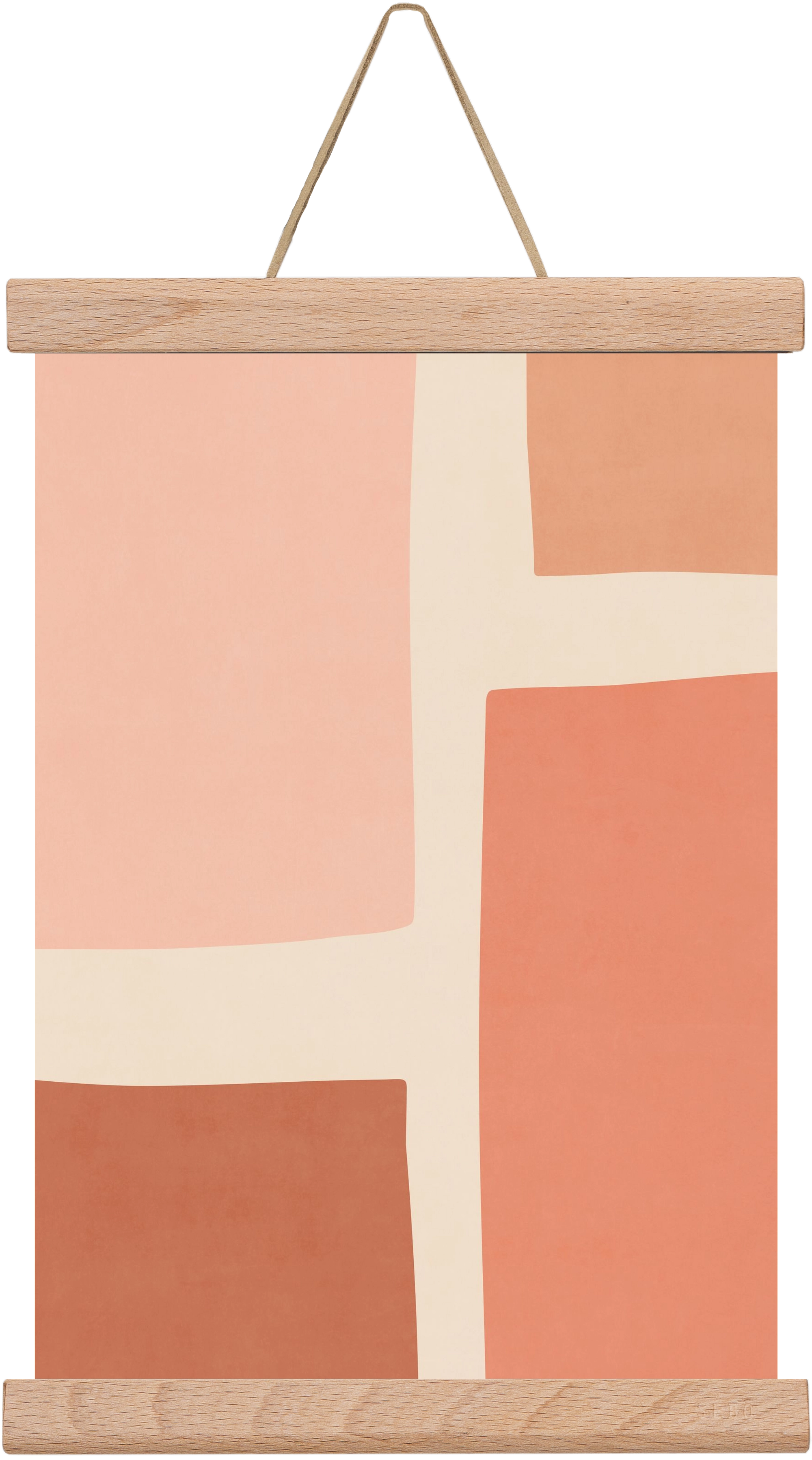 Abstract Art - Tt02, 20x30 cm (20x30 cm), Tölgy akasztó