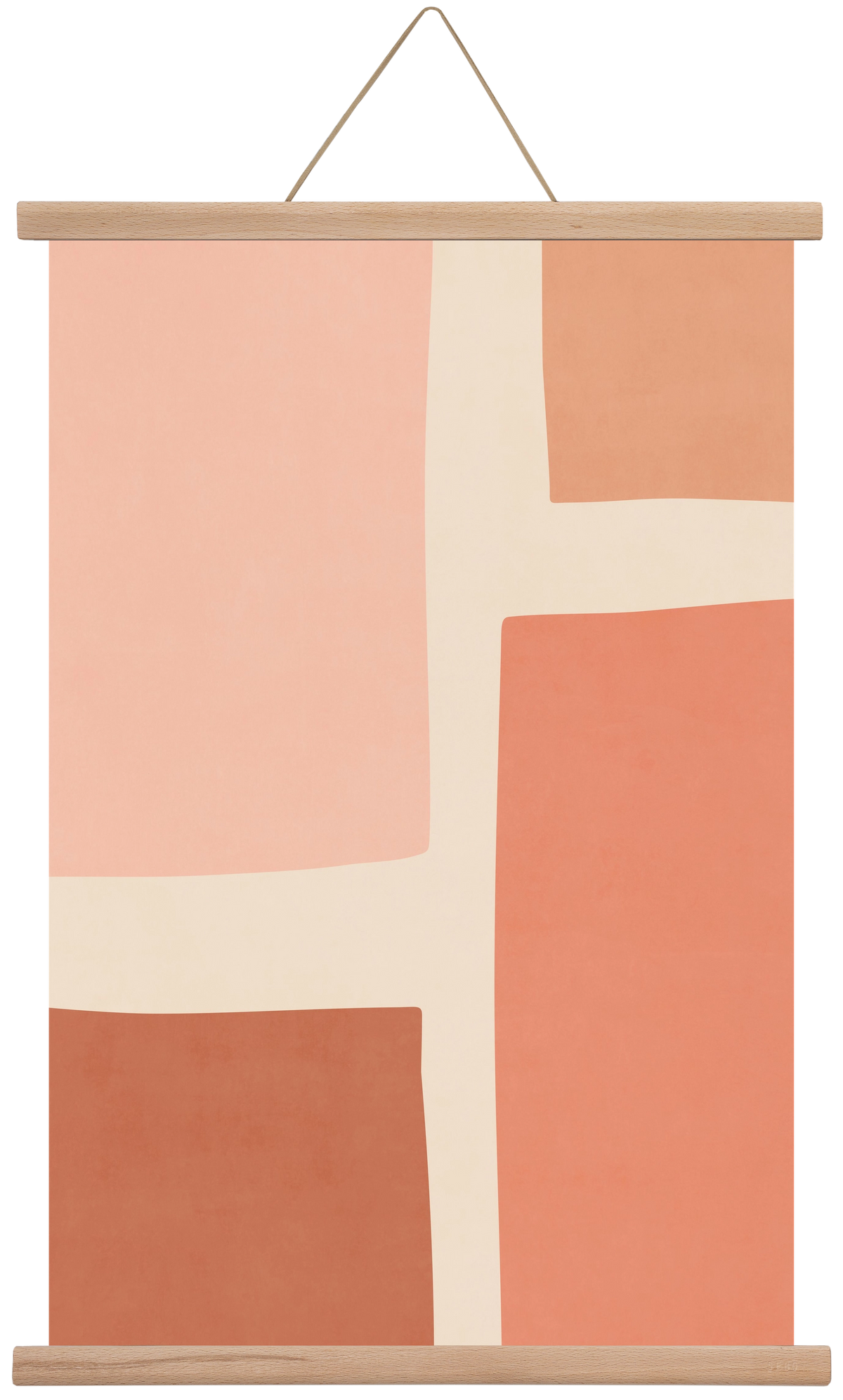 Abstract Art - Tt02, 40x60 cm (40x60 cm), Tölgy akasztó