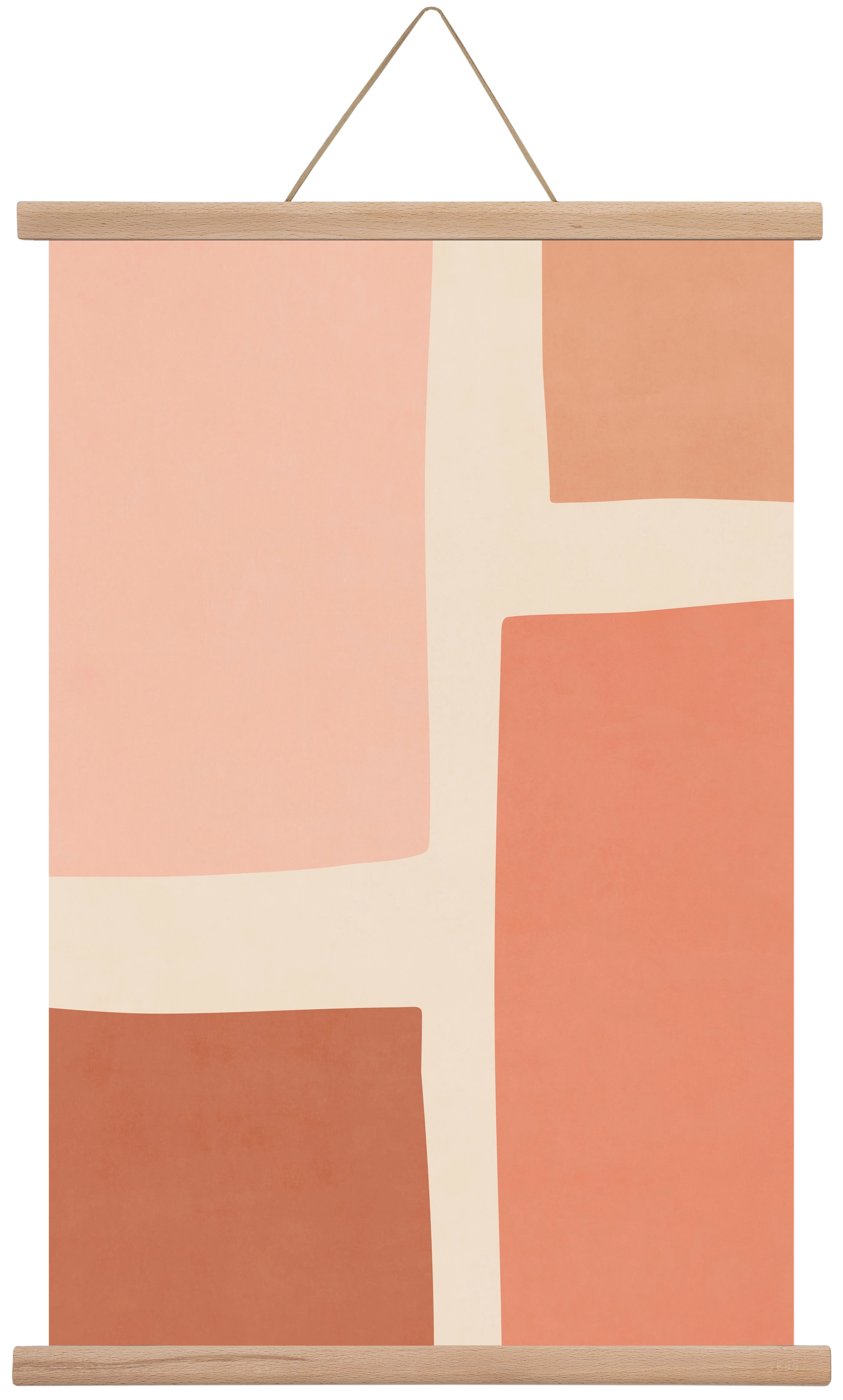 Abstract Art - Tt02, 40x60 cm (40x60 cm), Tölgy akasztó