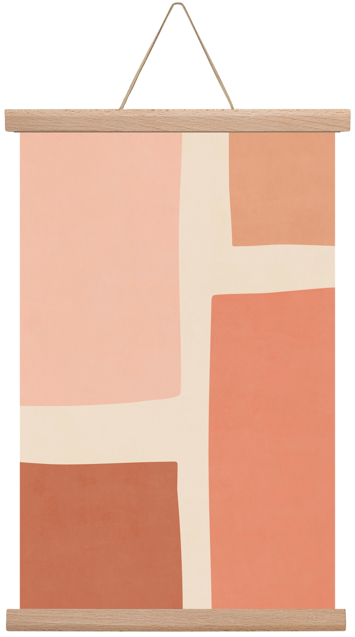 Abstract Art - Tt02, 30x45 cm (30x45 cm), Tölgy akasztó