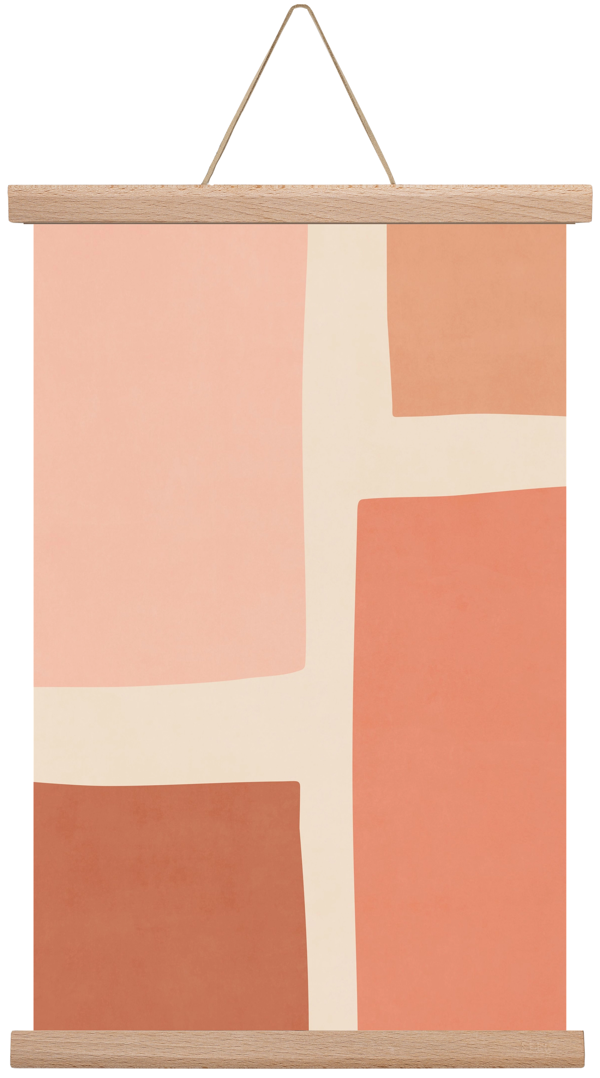 Abstract Art - Tt02, 30x45 cm (30x45 cm), Tölgy akasztó