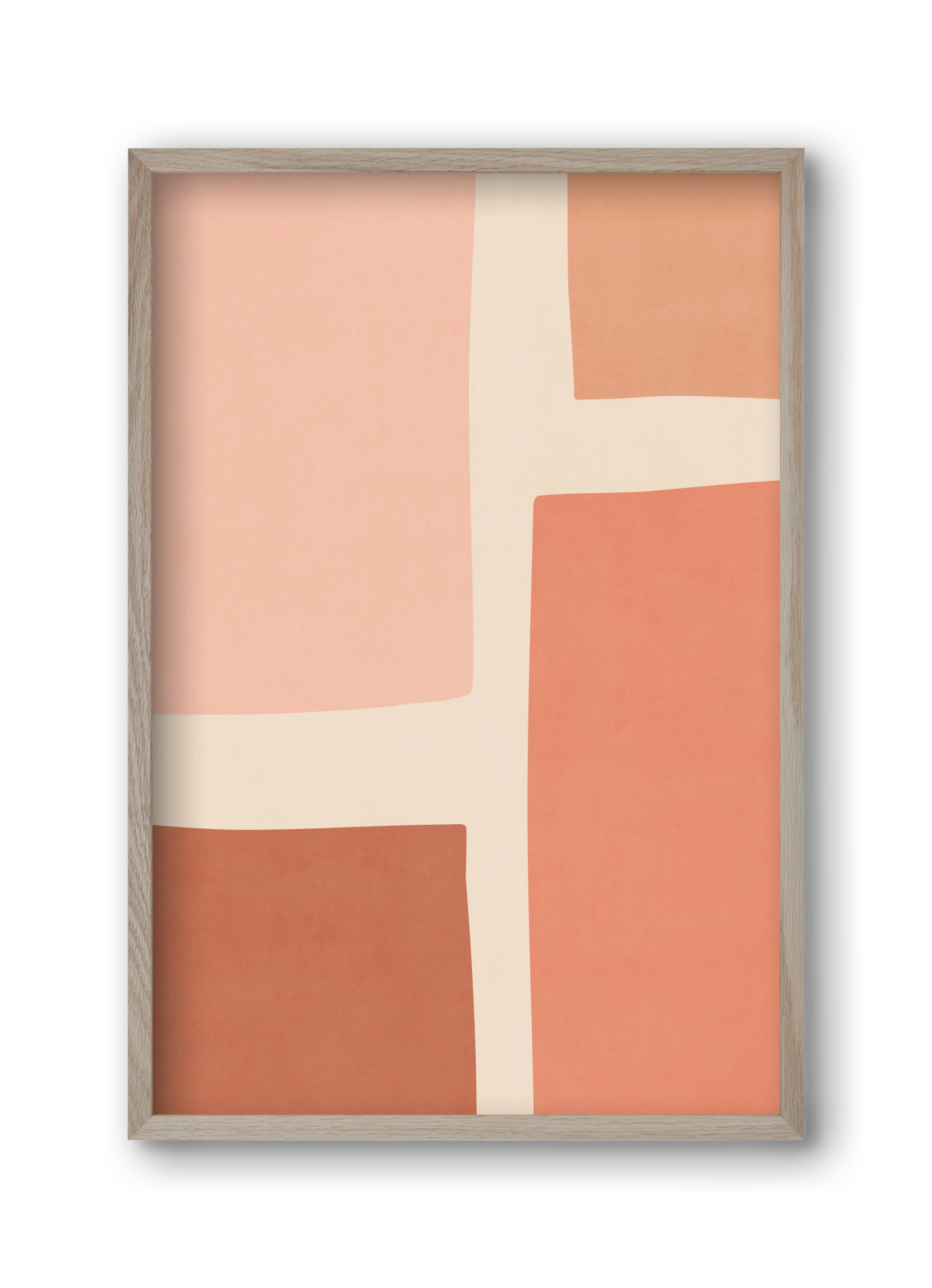 Abstract Art - Tt02, 30x45 cm (30x45 cm), Tölgy keret