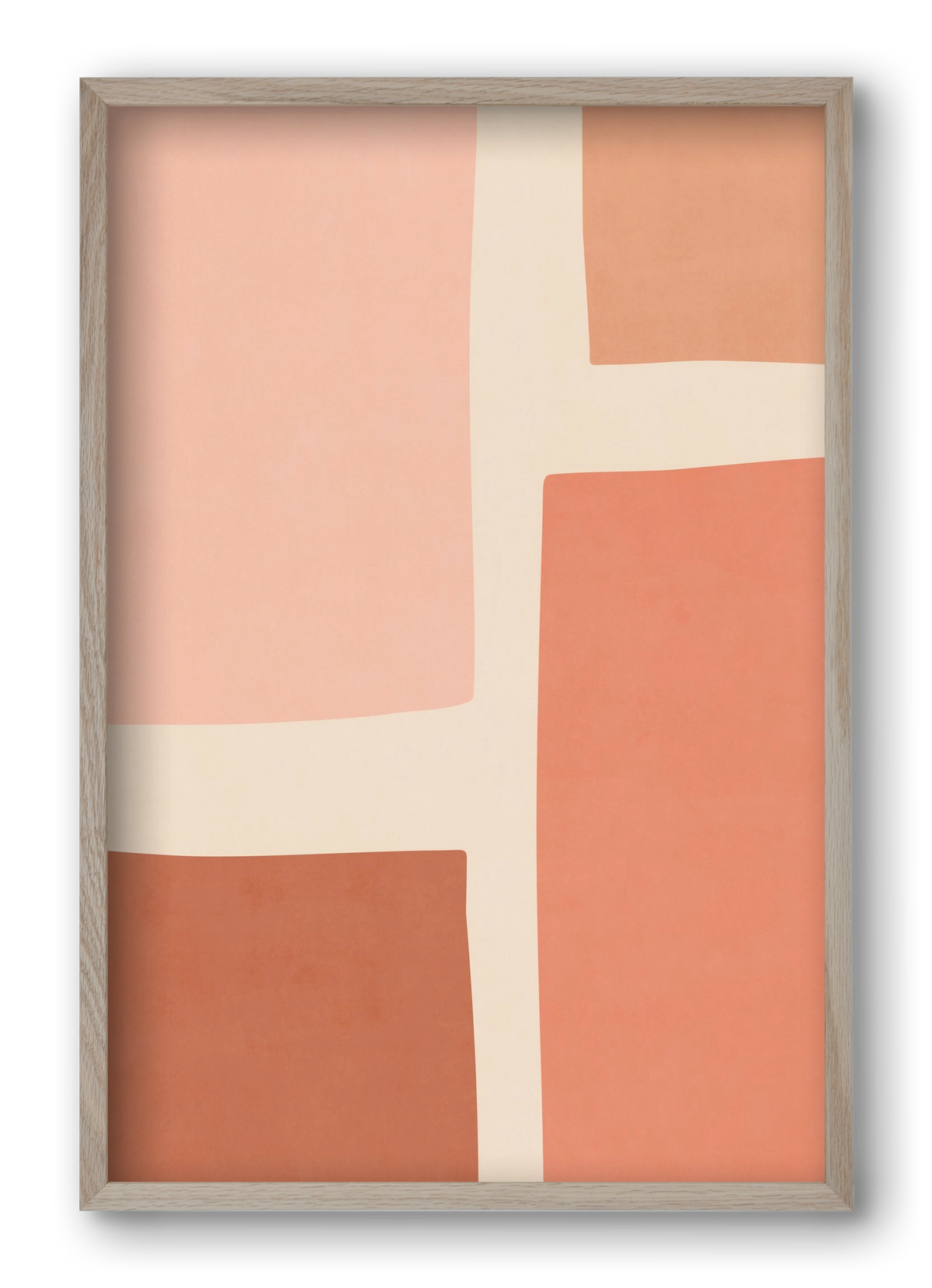 Abstract Art - Tt02, 40x60 cm (40x60 cm), Tölgy keret