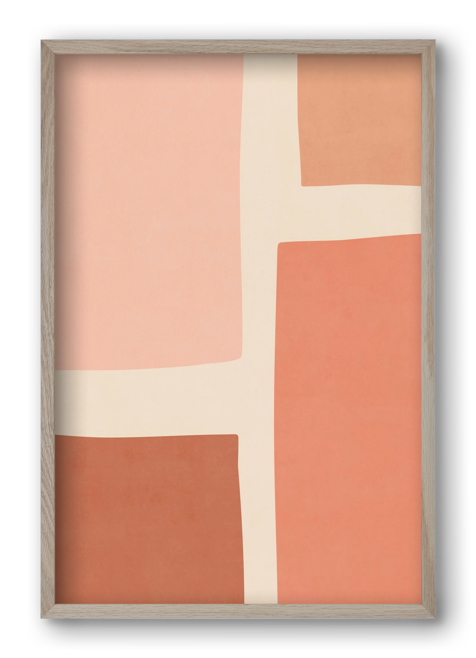 Abstract Art - Tt02, 40x60 cm (40x60 cm), Tölgy keret