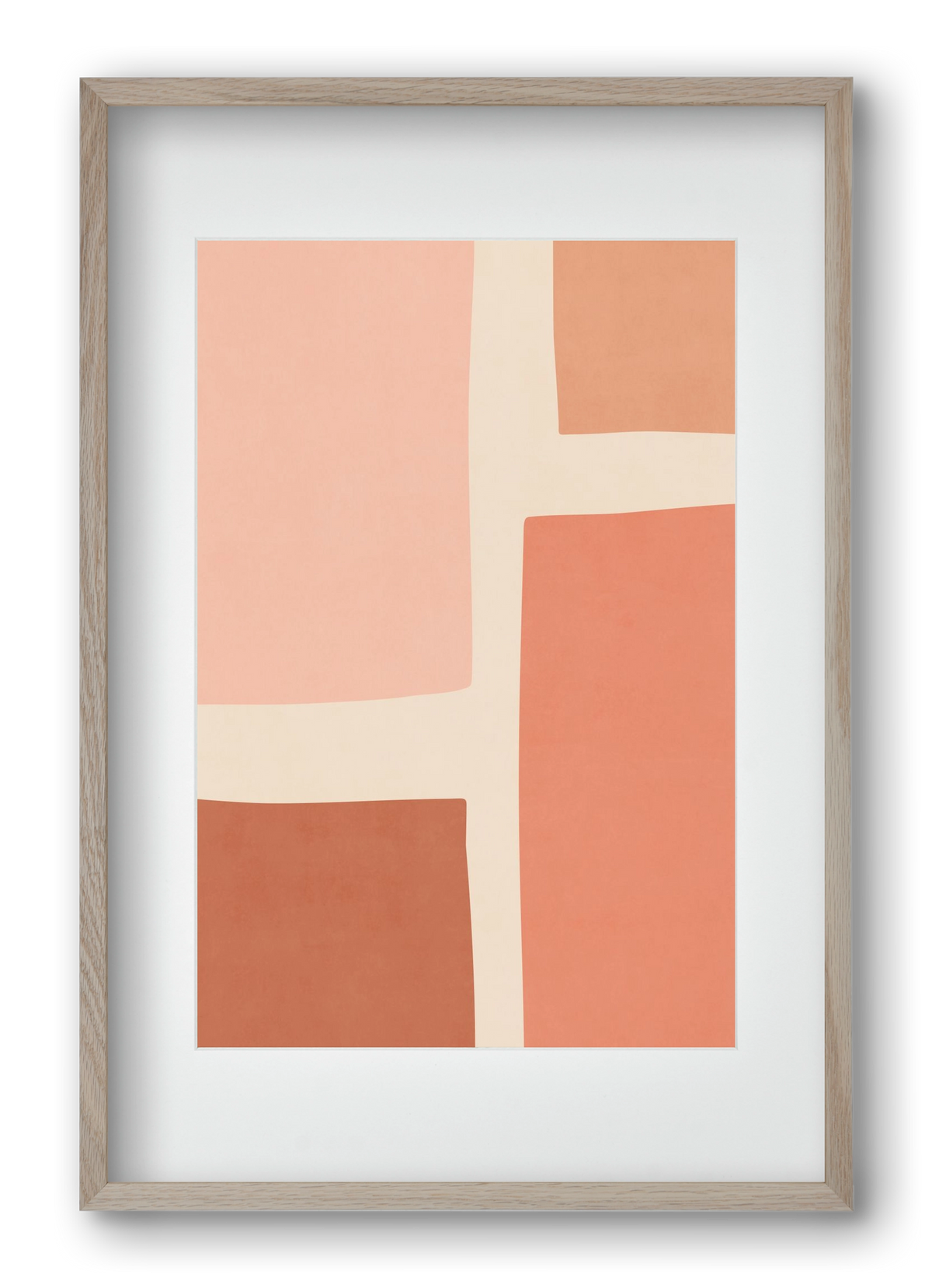 Abstract Art - Tt02, 40x60 cm (30x45 cm), Tölgy keret, paszpartuval