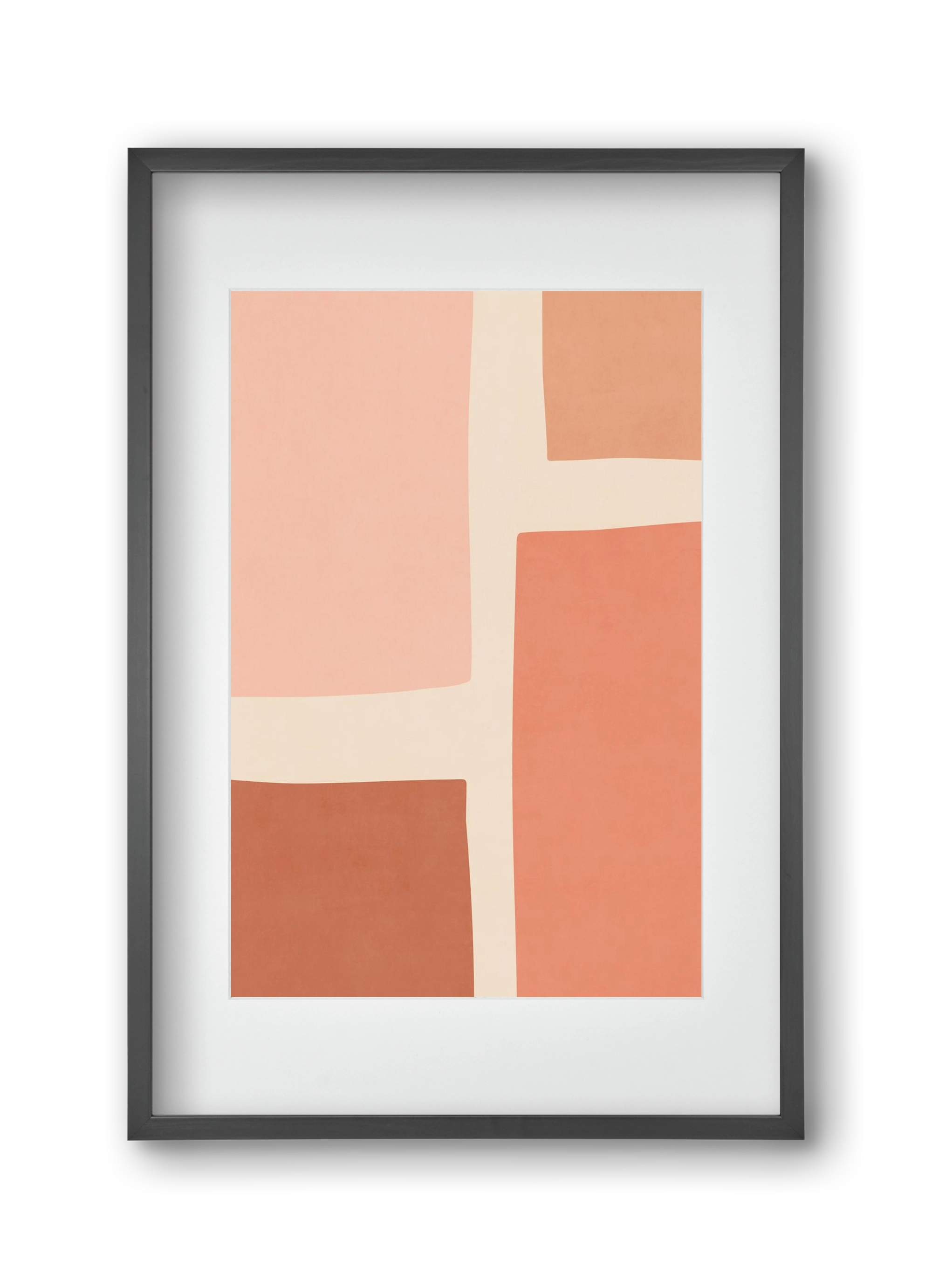 Abstract Art - Tt02, 30x45 cm (20x30 cm), Fekete keret, paszpartuval