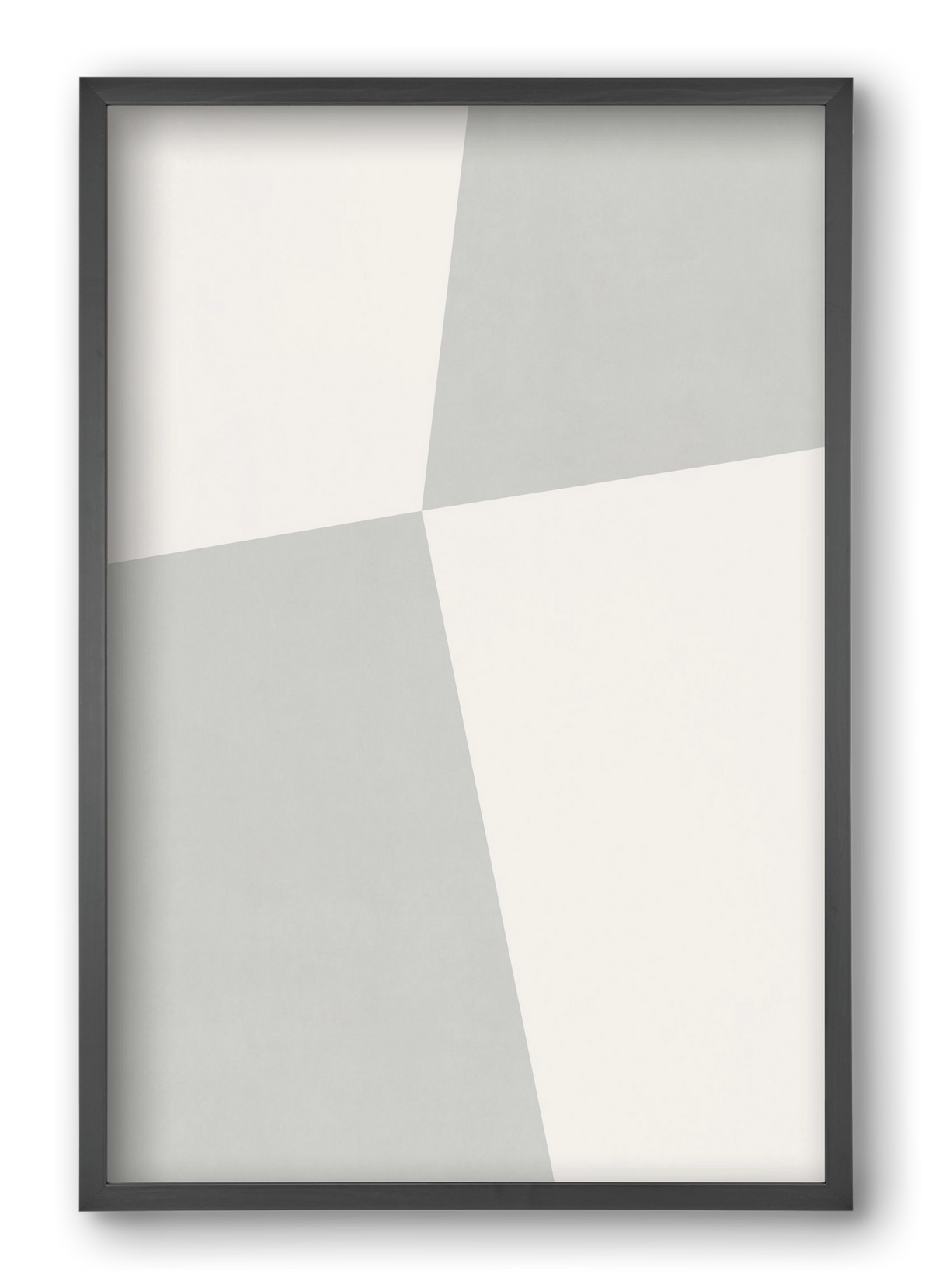 Abstract Art - Gray01, 40x60 cm (40x60 cm), Fekete keret