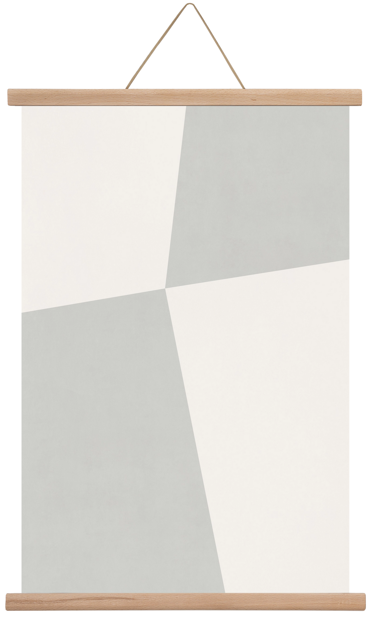 Abstract Art - Gray01, 40x60 cm (40x60 cm), Tölgy akasztó