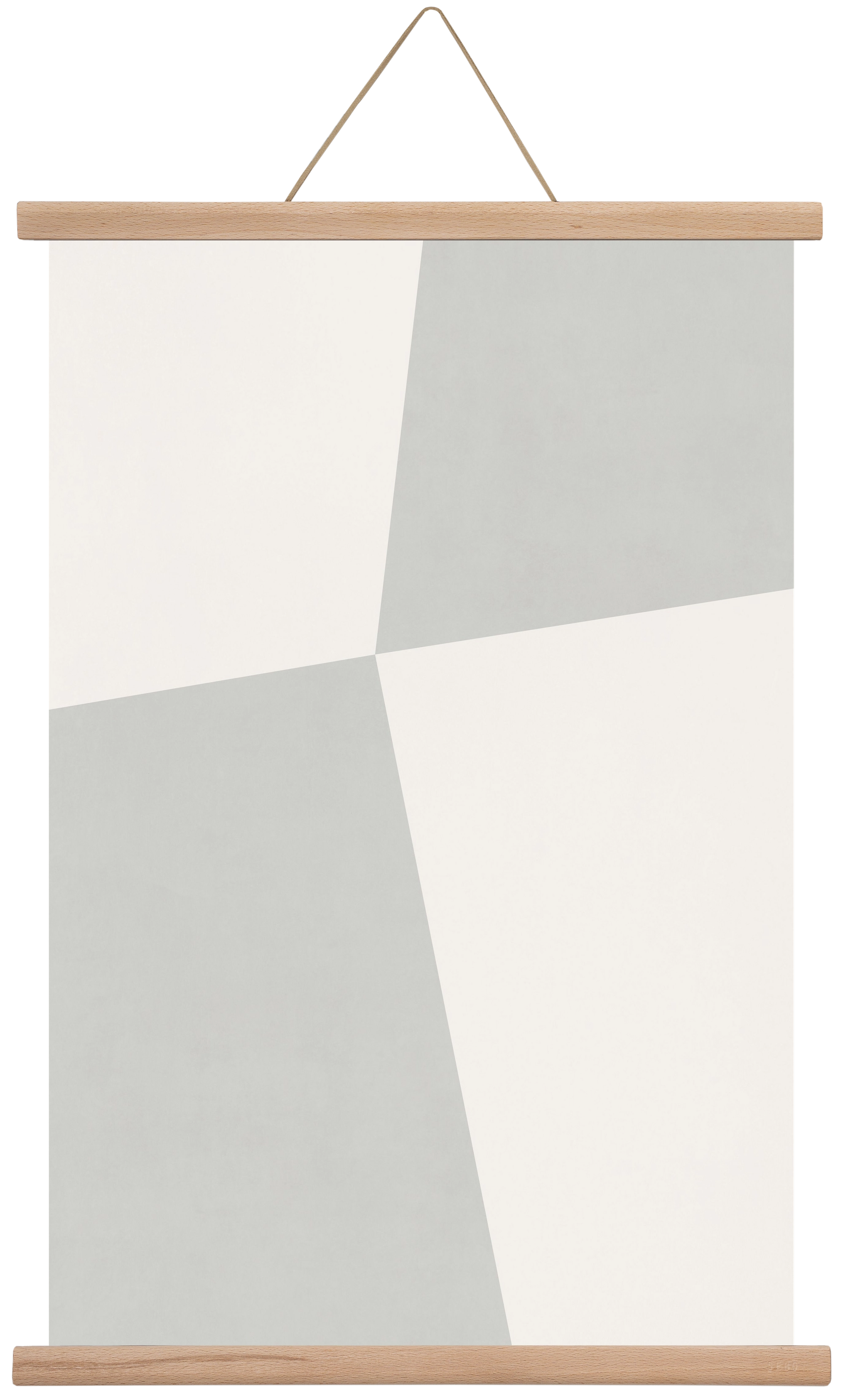 Abstract Art - Gray01, 40x60 cm (40x60 cm), Tölgy akasztó