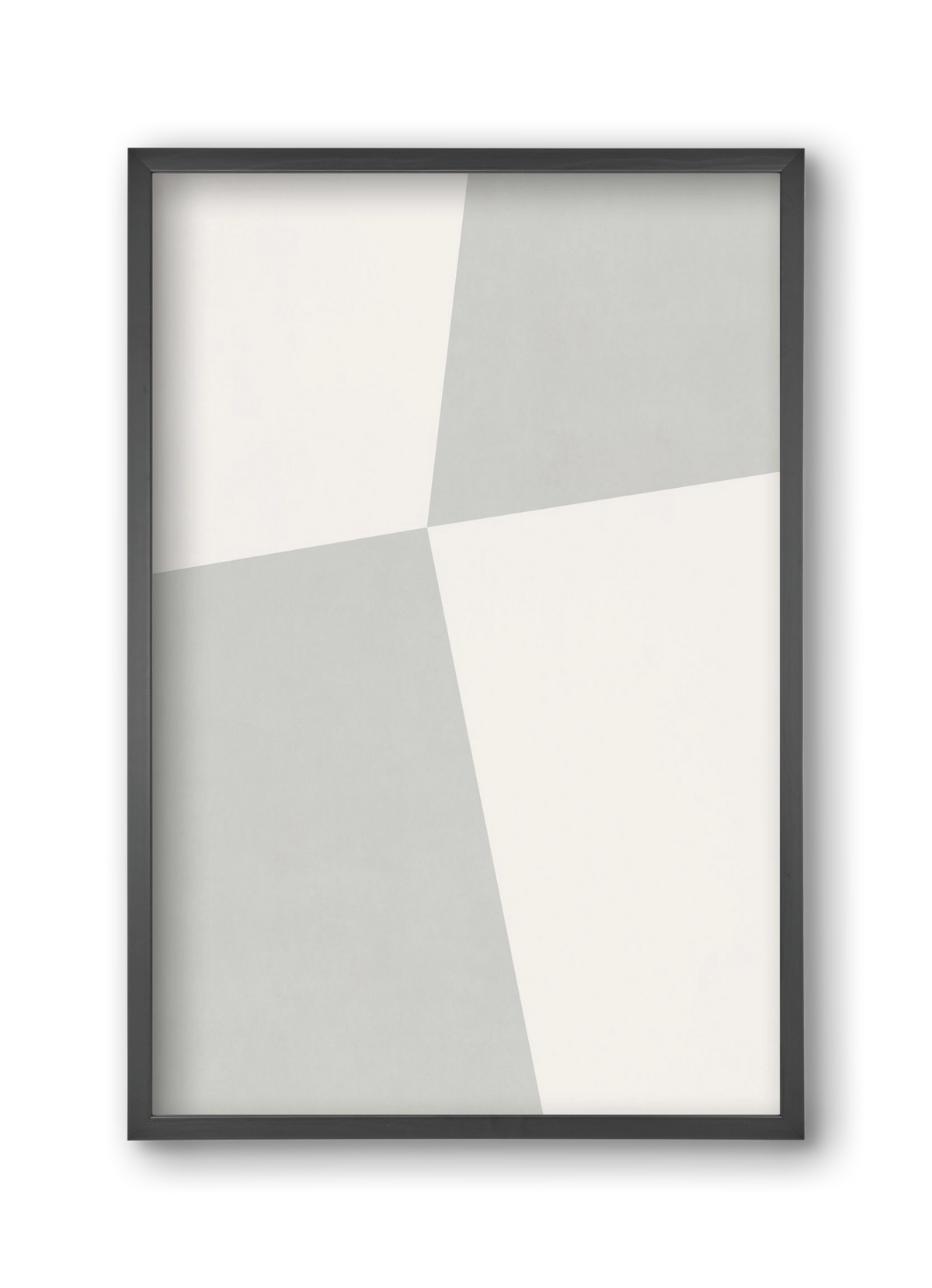 Abstract Art - Gray01, 30x45 cm (30x45 cm), Fekete keret