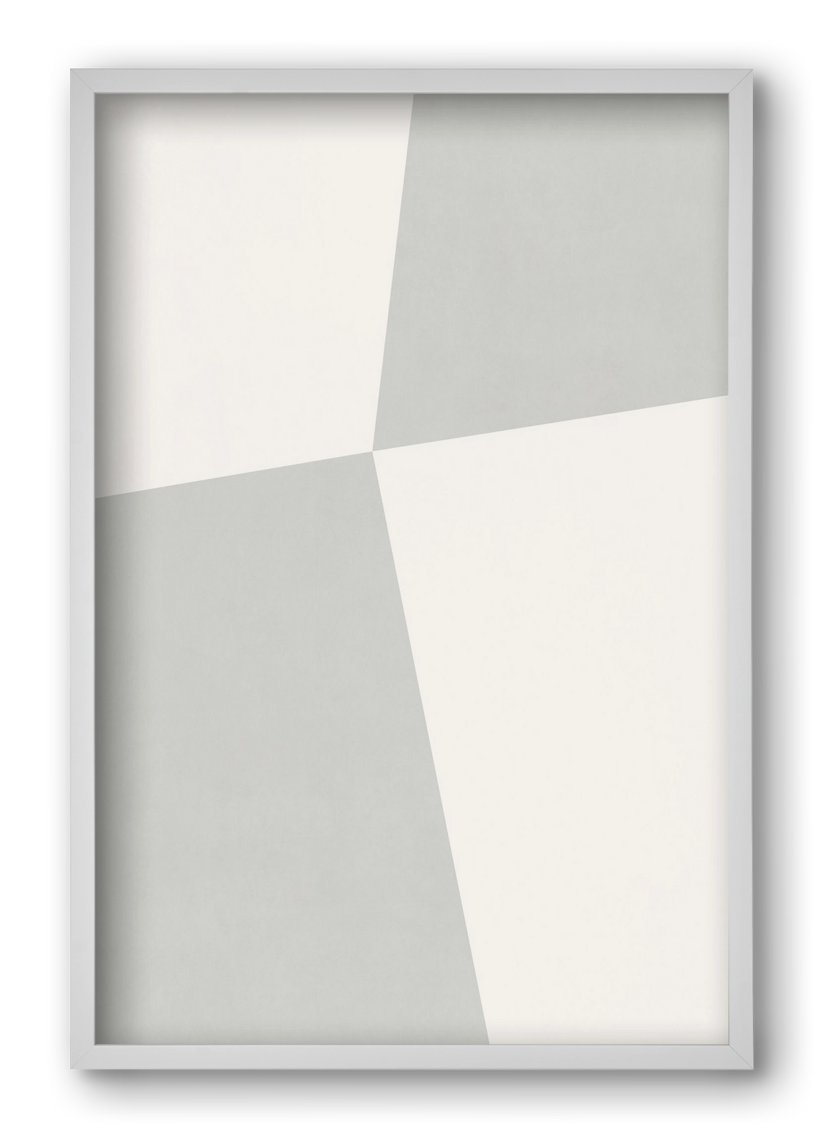 Abstract Art - Gray01, 40x60 cm (40x60 cm), Fehér keret