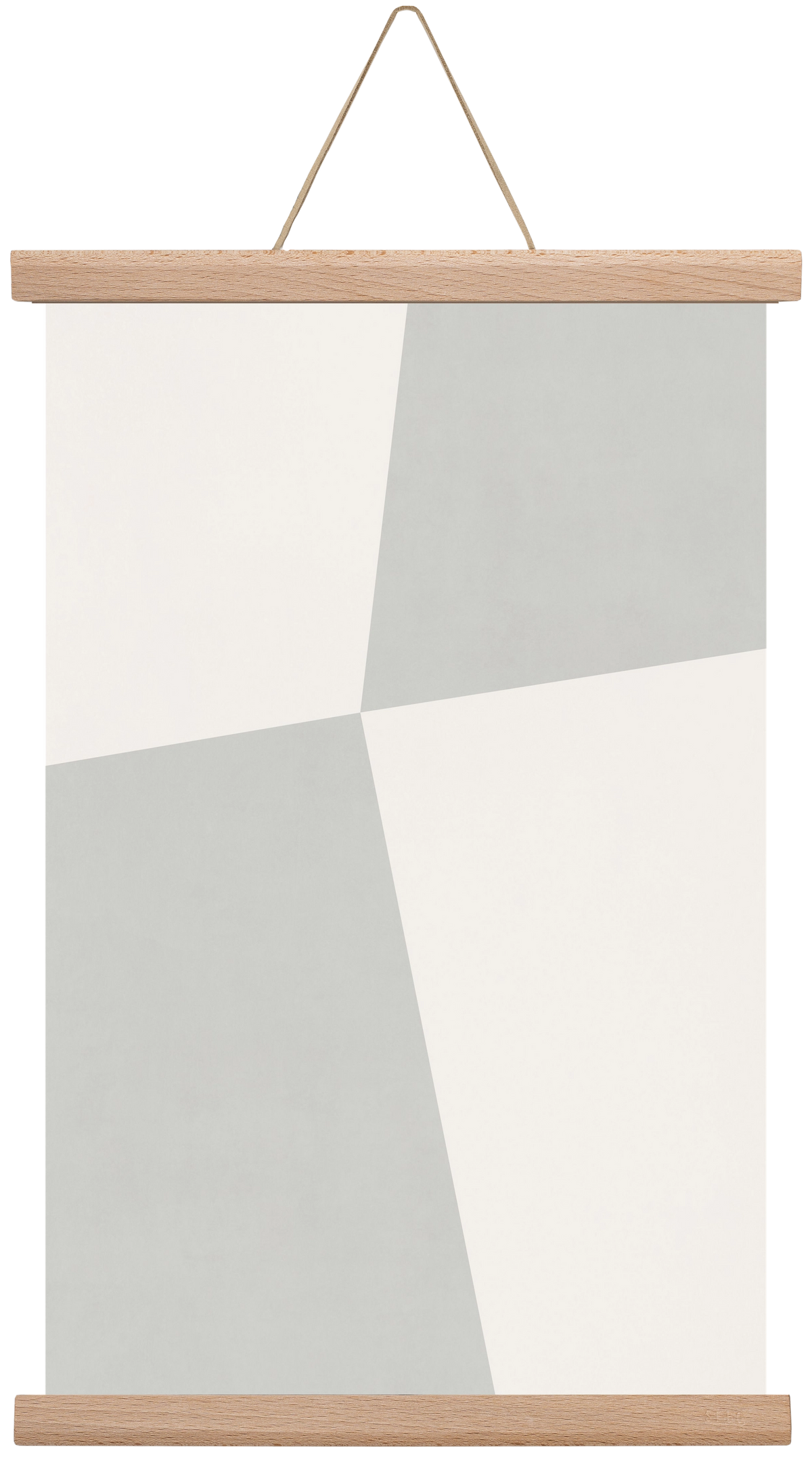 Abstract Art - Gray01, 30x45 cm (30x45 cm), Tölgy akasztó