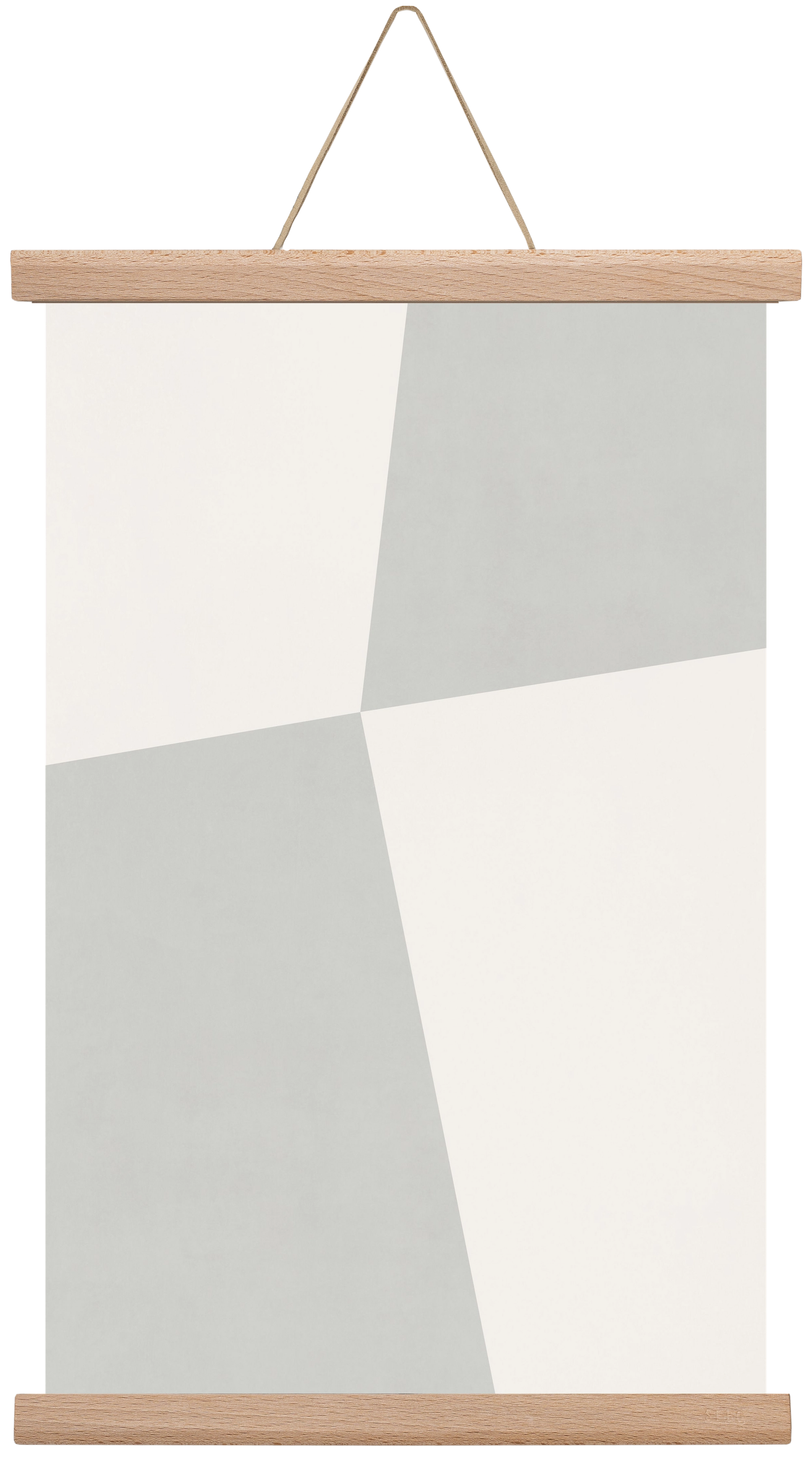 Abstract Art - Gray01, 30x45 cm (30x45 cm), Tölgy akasztó