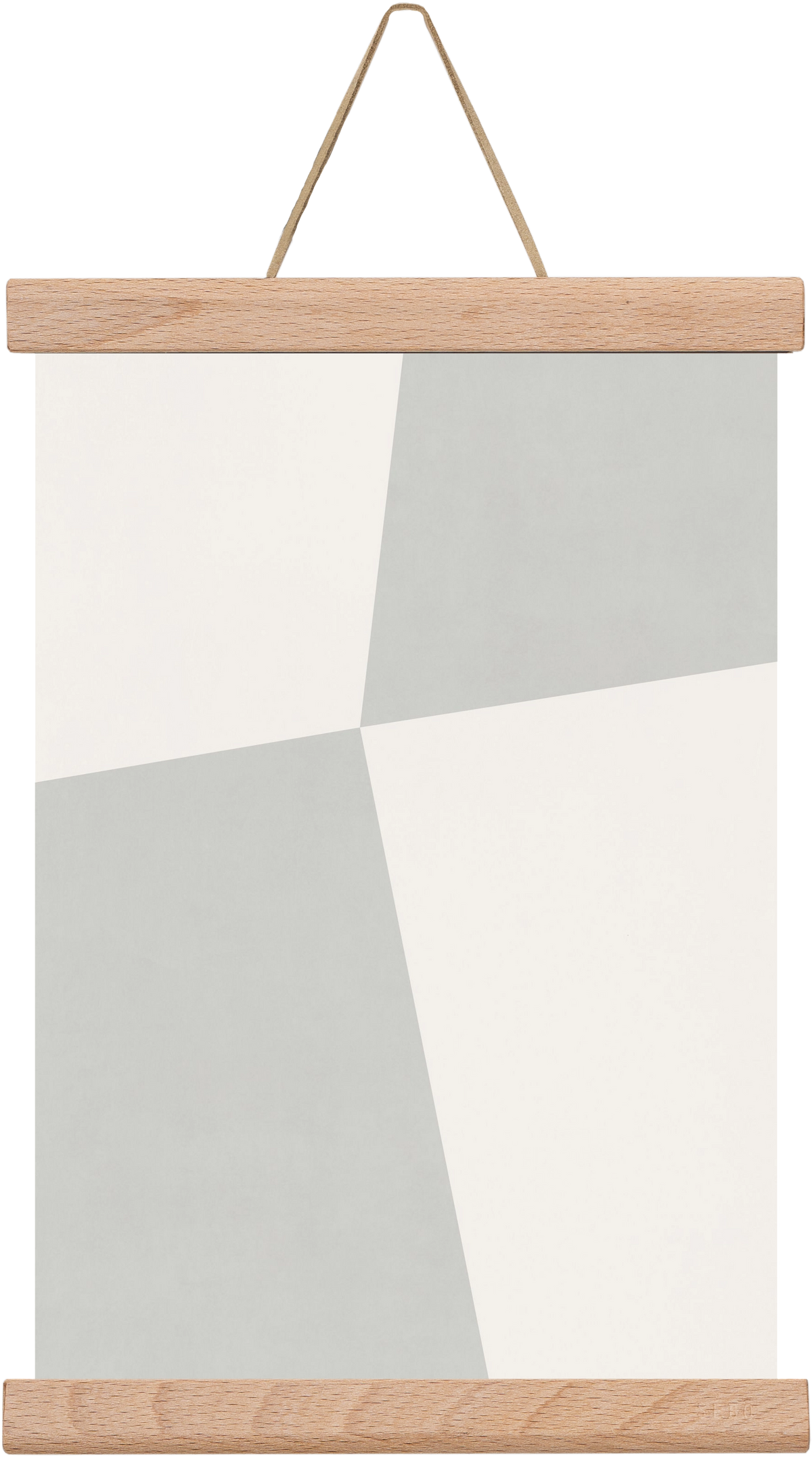 Abstract Art - Gray01, 20x30 cm (20x30 cm), Tölgy akasztó