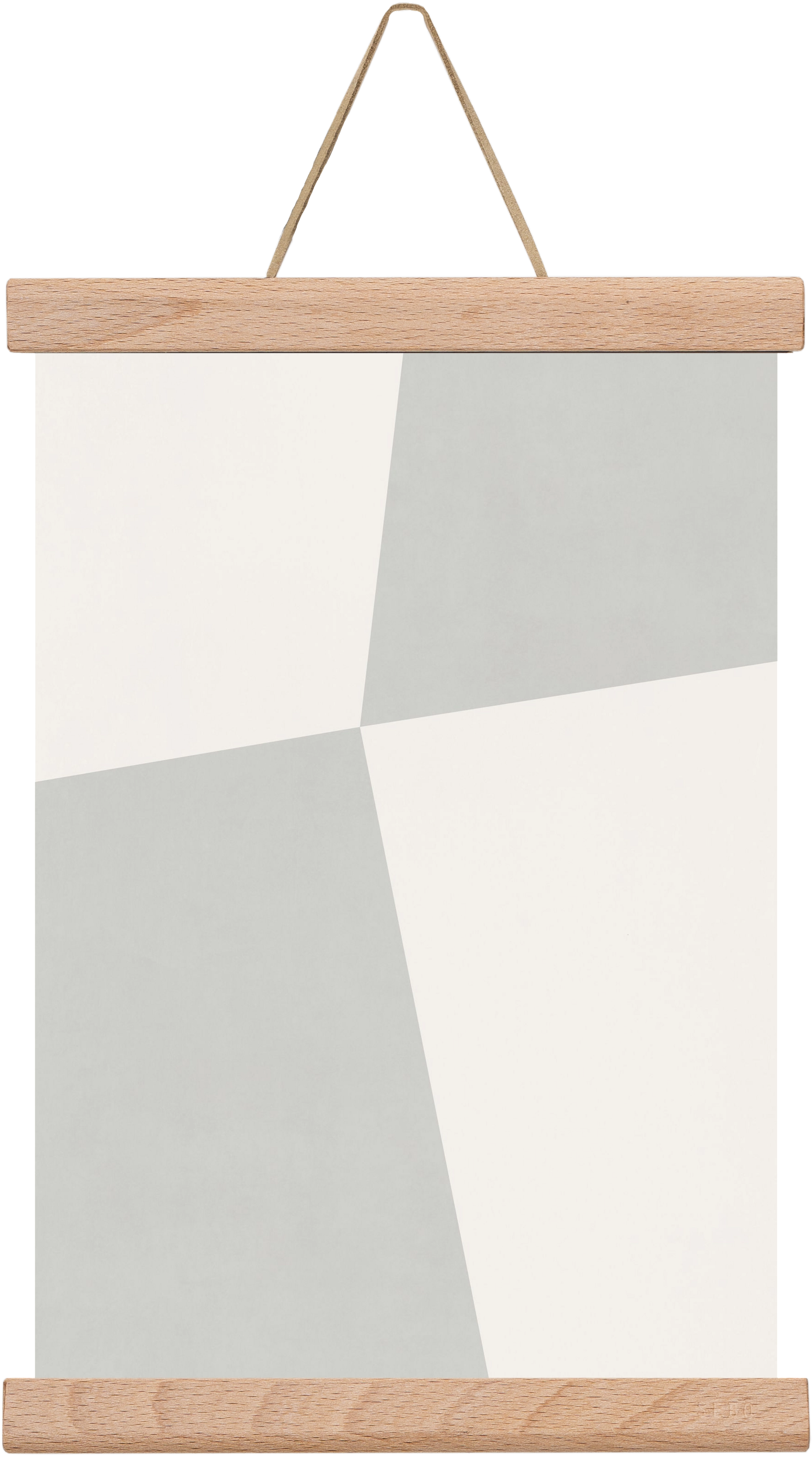 Abstract Art - Gray01, 20x30 cm (20x30 cm), Tölgy akasztó