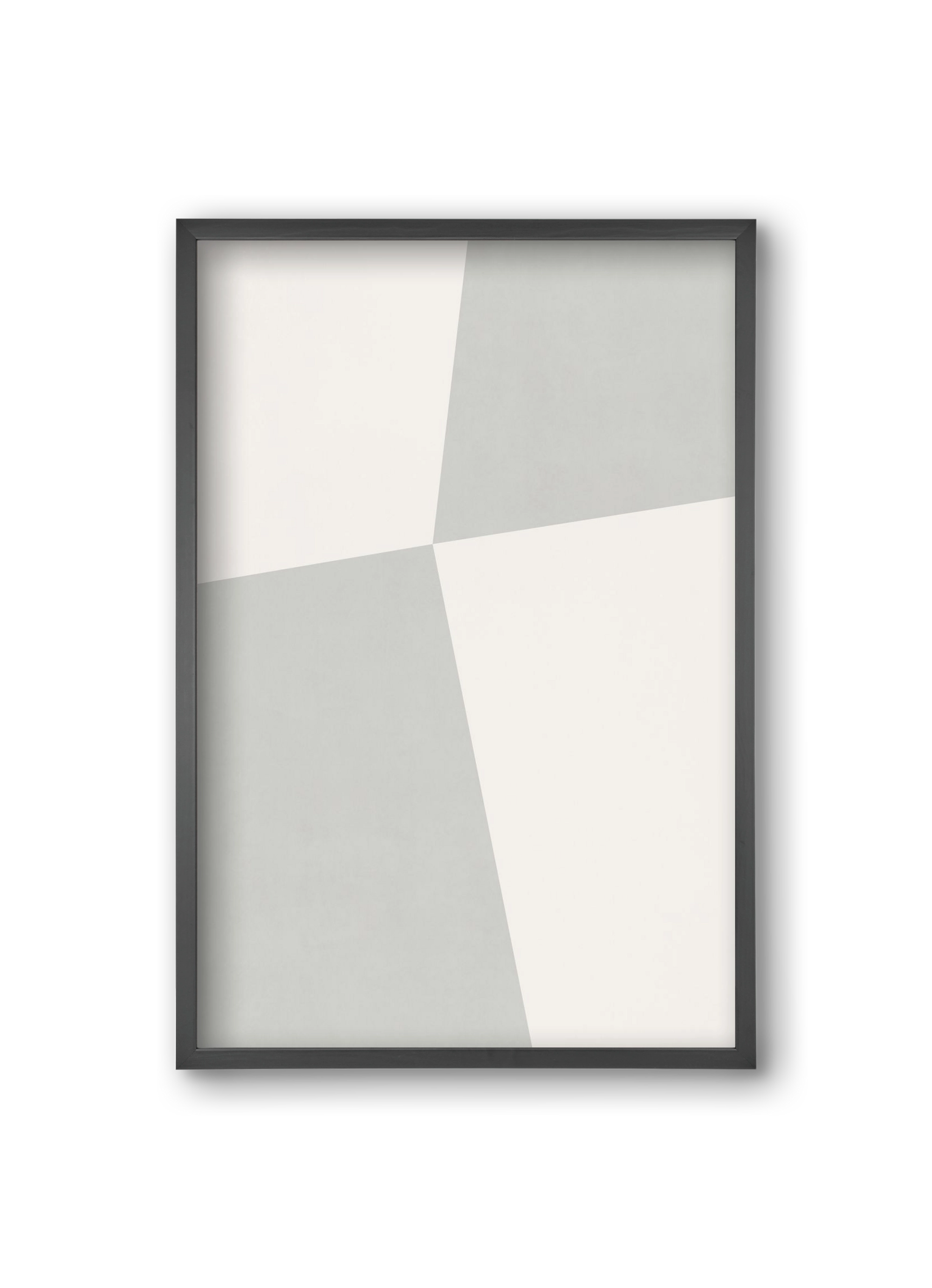 Abstract Art - Gray01, 20x30 cm (20x30 cm), Fekete keret