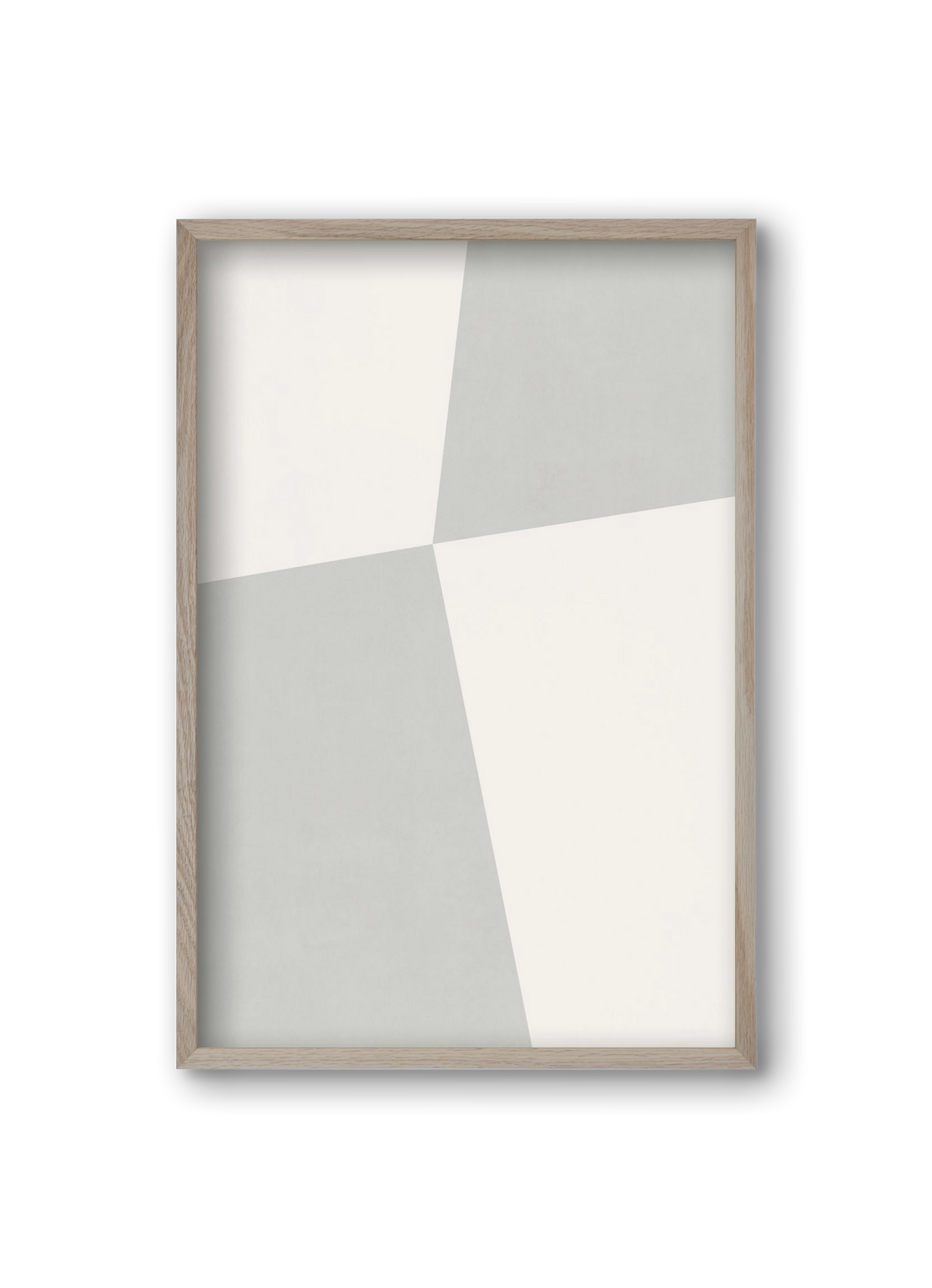 Abstract Art - Gray01, 20x30 cm (20x30 cm), Tölgy keret