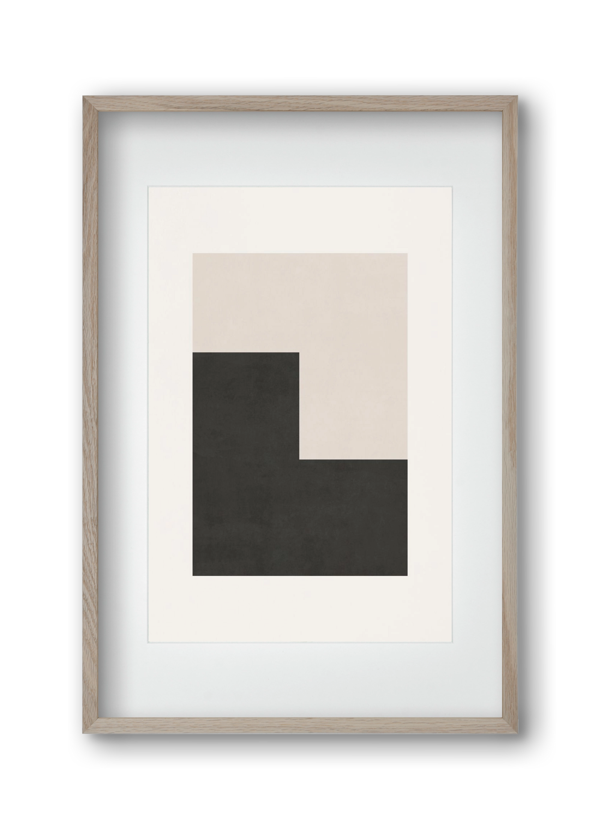 Abstract Art - Bp01, 30x45 cm (20x30 cm), Tölgy keret, paszpartuval