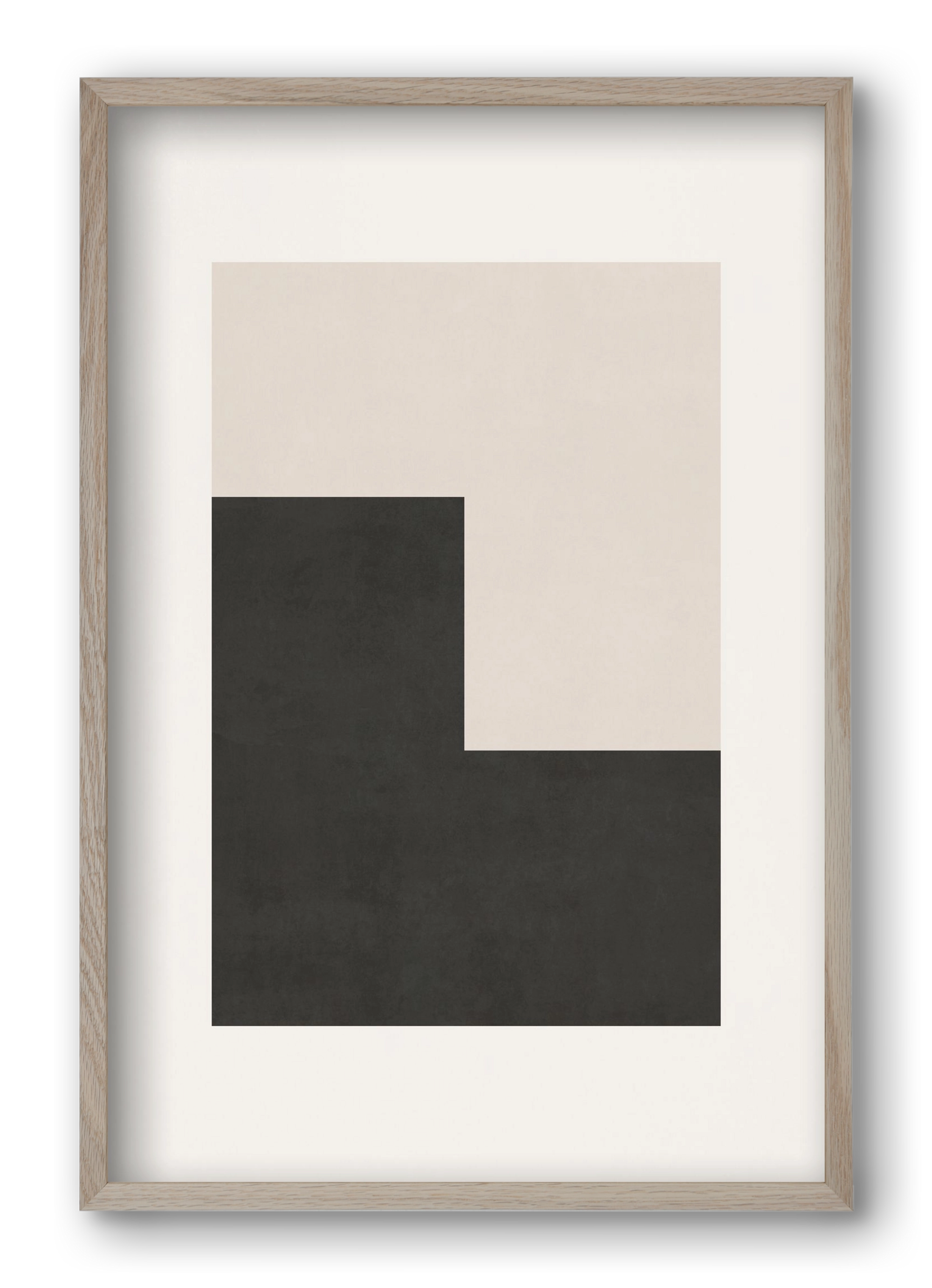 Abstract Art - Bp01, 40x60 cm (40x60 cm), Tölgy keret