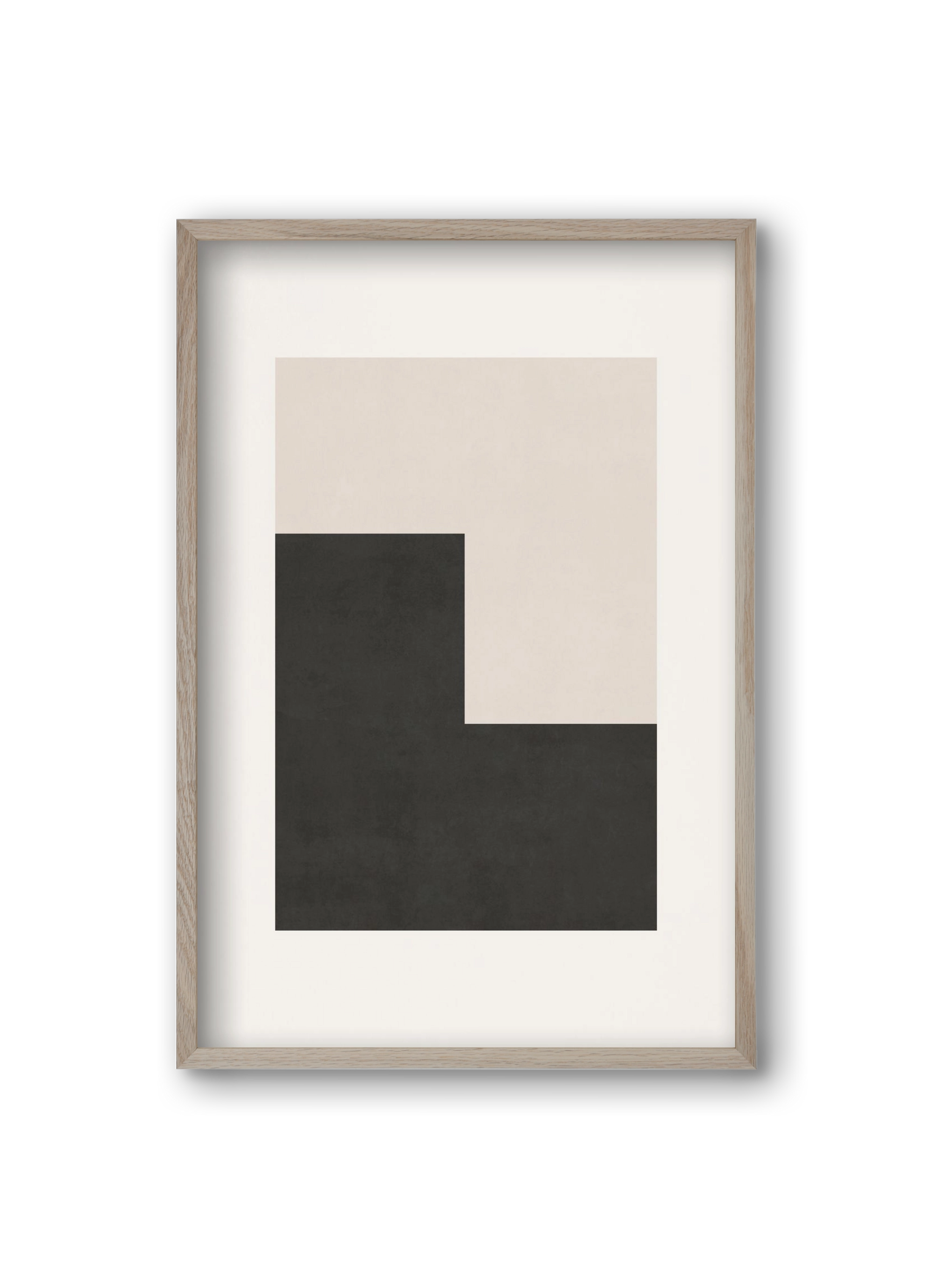 Abstract Art - Bp01, 20x30 cm (20x30 cm), Tölgy keret