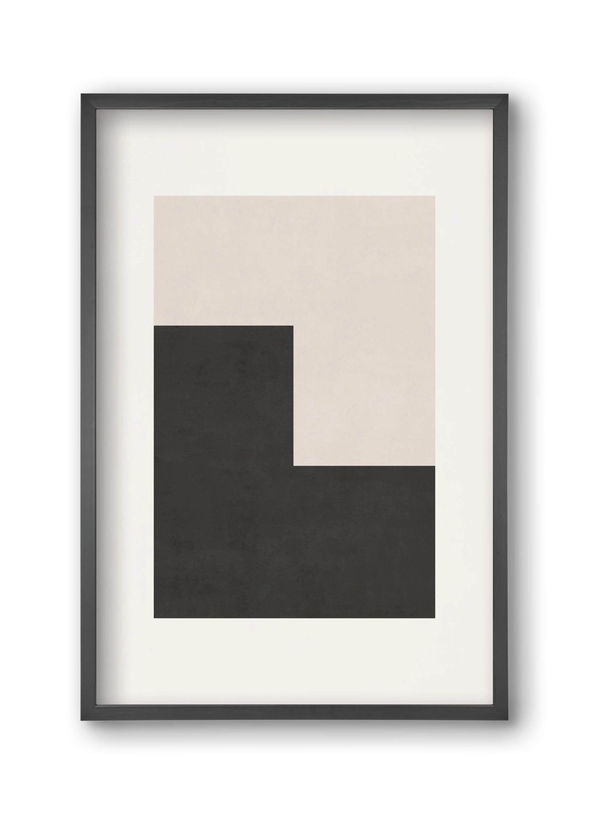 Abstract Art - Bp01, 30x45 cm (30x45 cm), Fekete keret