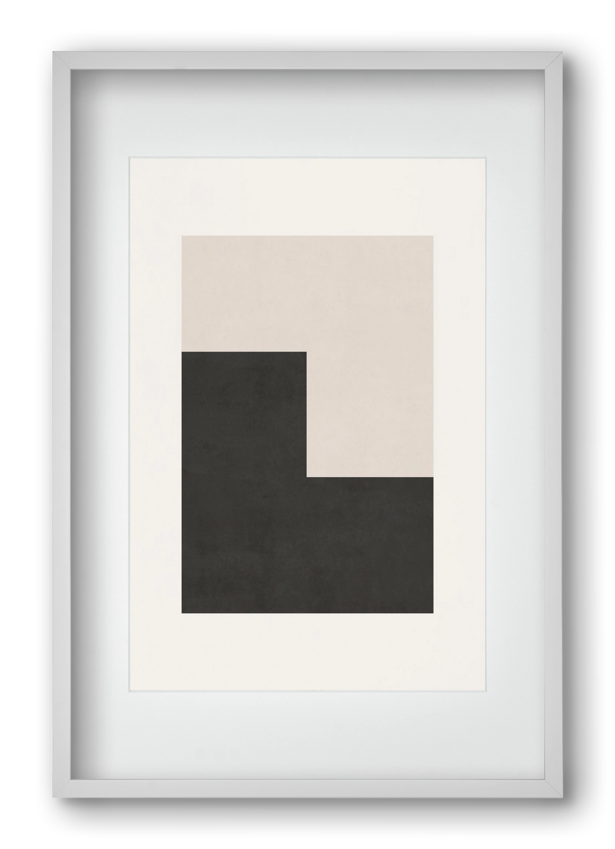 Abstract Art - Bp01, 40x60 cm (30x45 cm), Fehér keret, paszpartuval