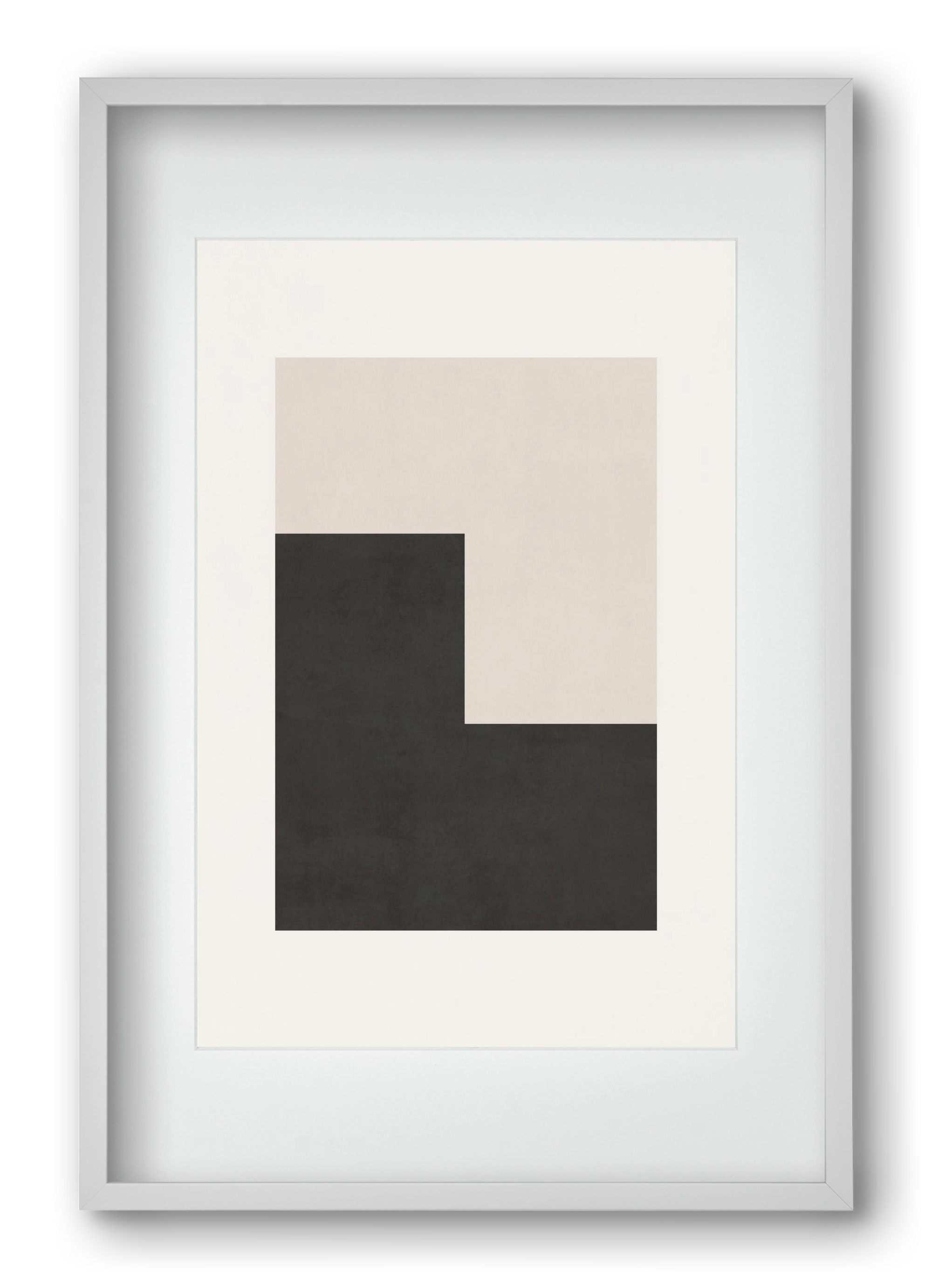 Abstract Art - Bp01, 40x60 cm (30x45 cm), Fehér keret, paszpartuval