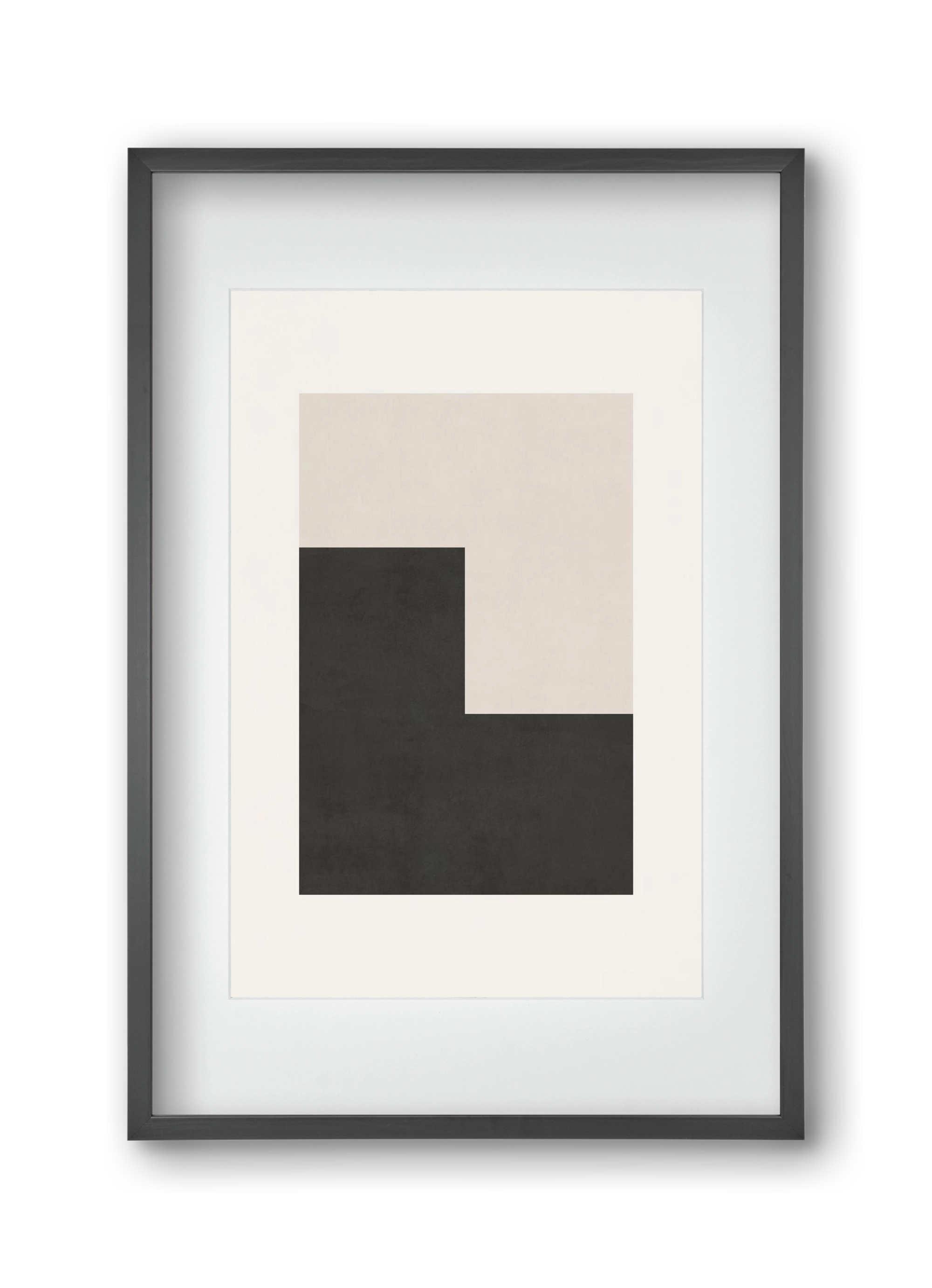 Abstract Art - Bp01, 30x45 cm (20x30 cm), Fekete keret, paszpartuval