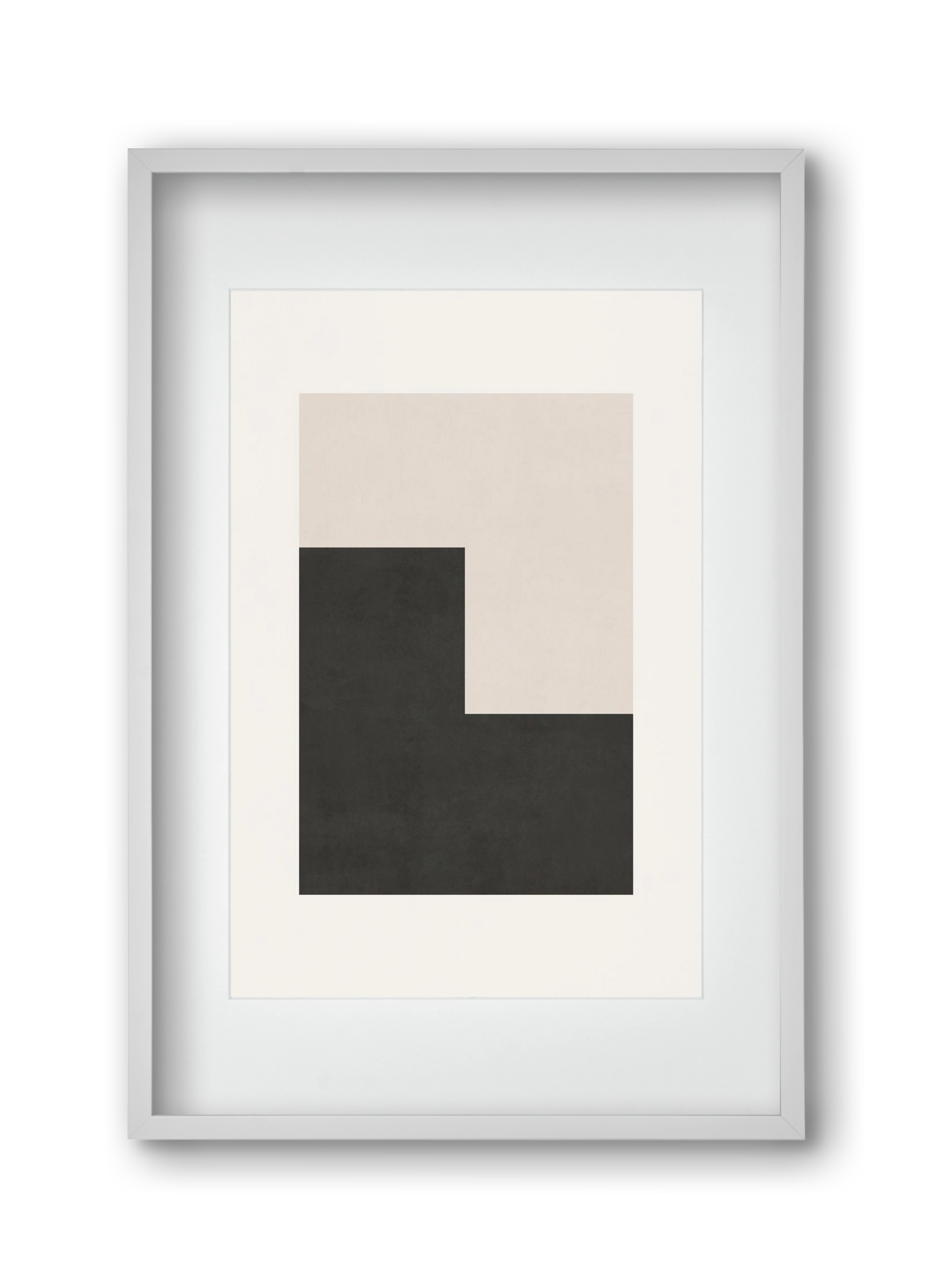 Abstract Art - Bp01, 30x45 cm (20x30 cm), Fehér keret, paszpartuval