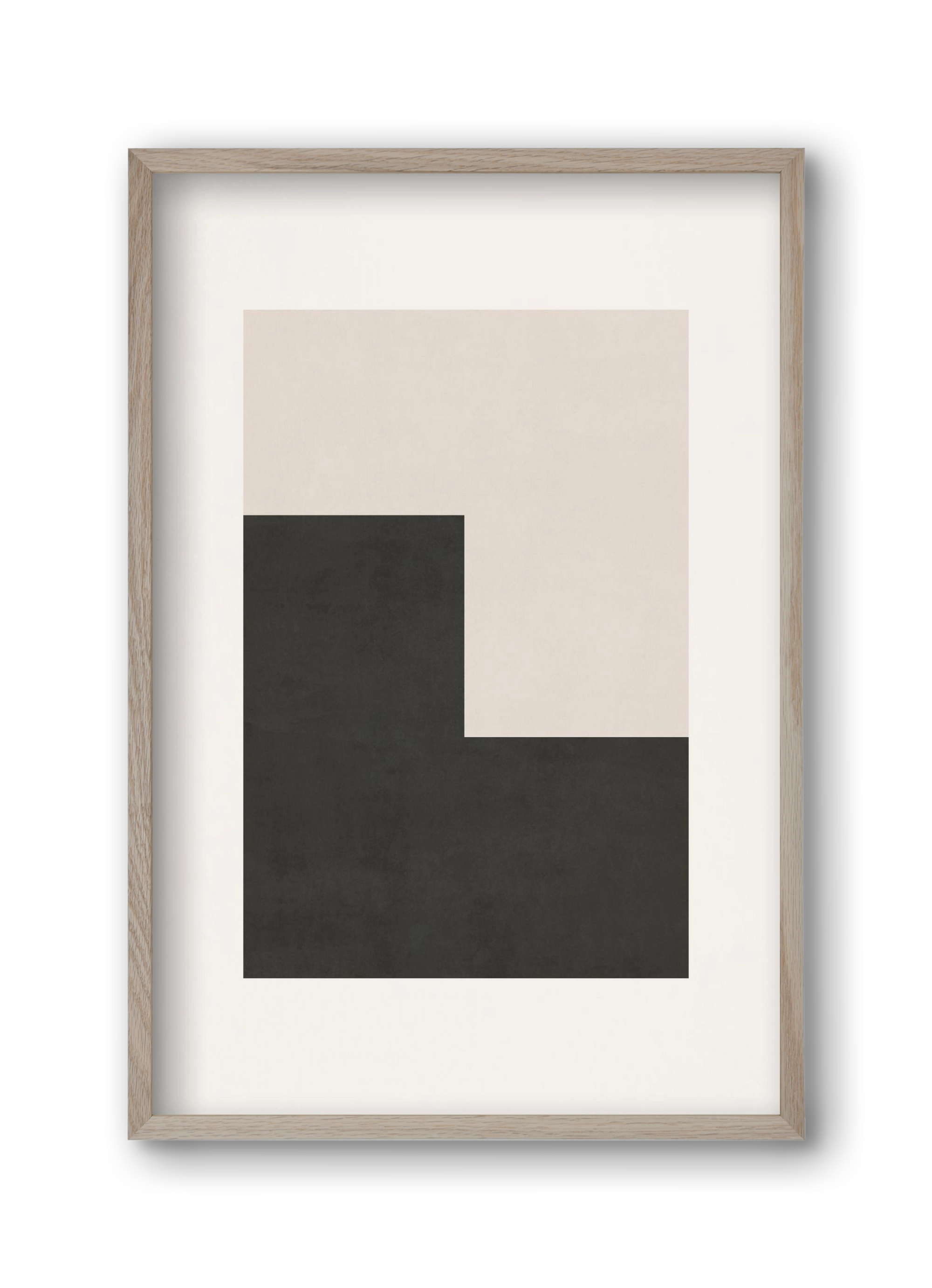 Abstract Art - Bp01, 30x45 cm (30x45 cm), Tölgy keret