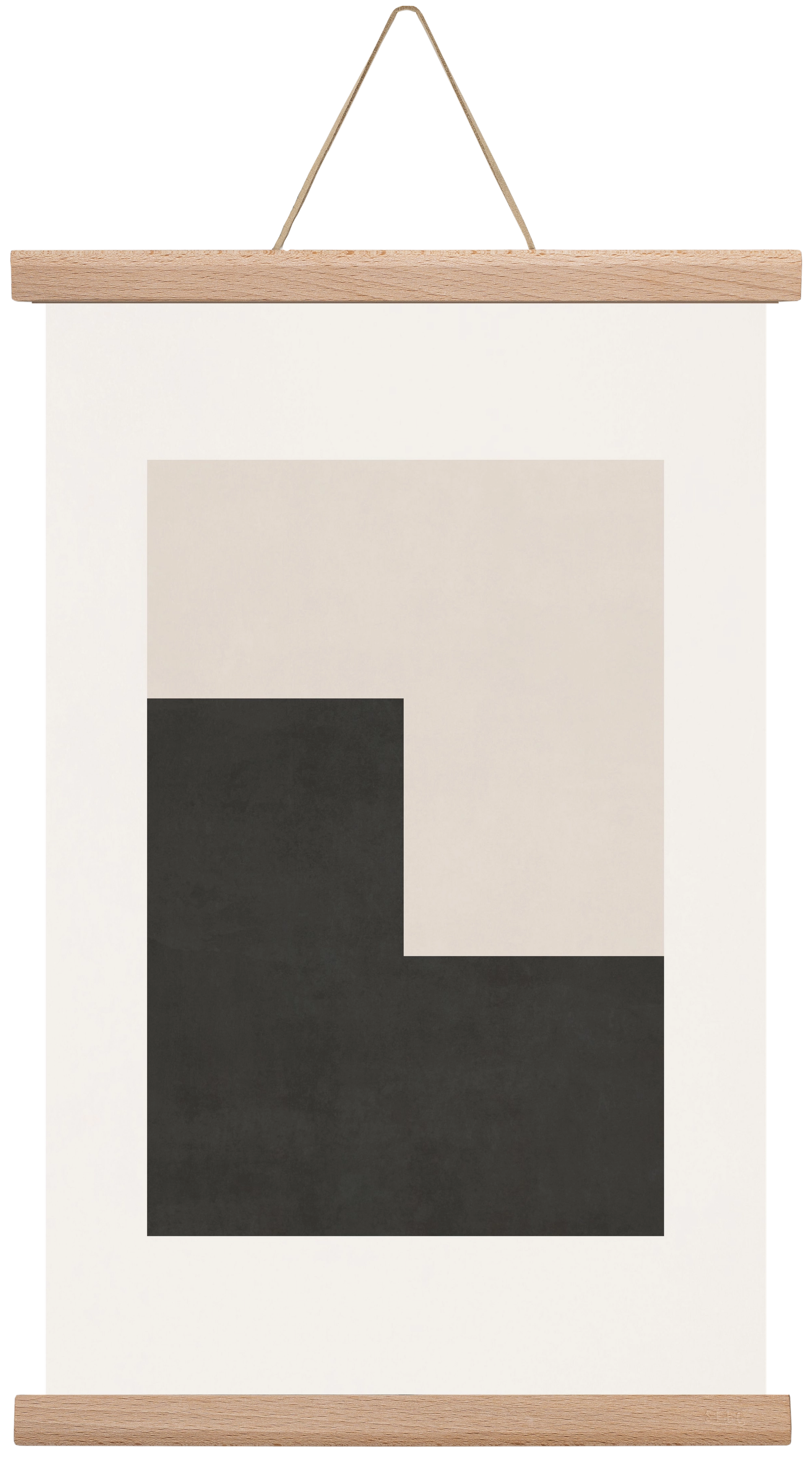 Abstract Art - Bp01, 30x45 cm (30x45 cm), Tölgy akasztó