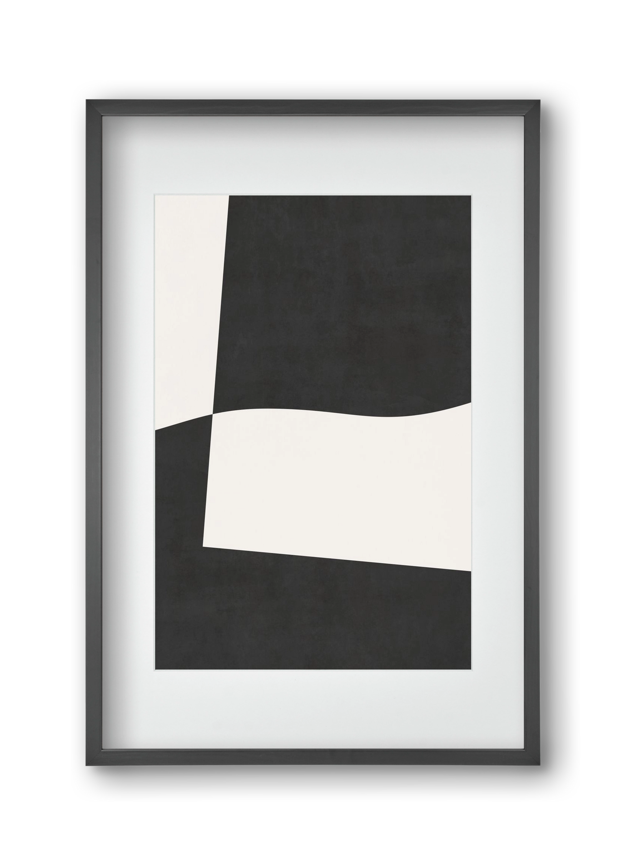 Abstract Art - Bp06, 30x45 cm (20x30 cm), Fekete keret, paszpartuval