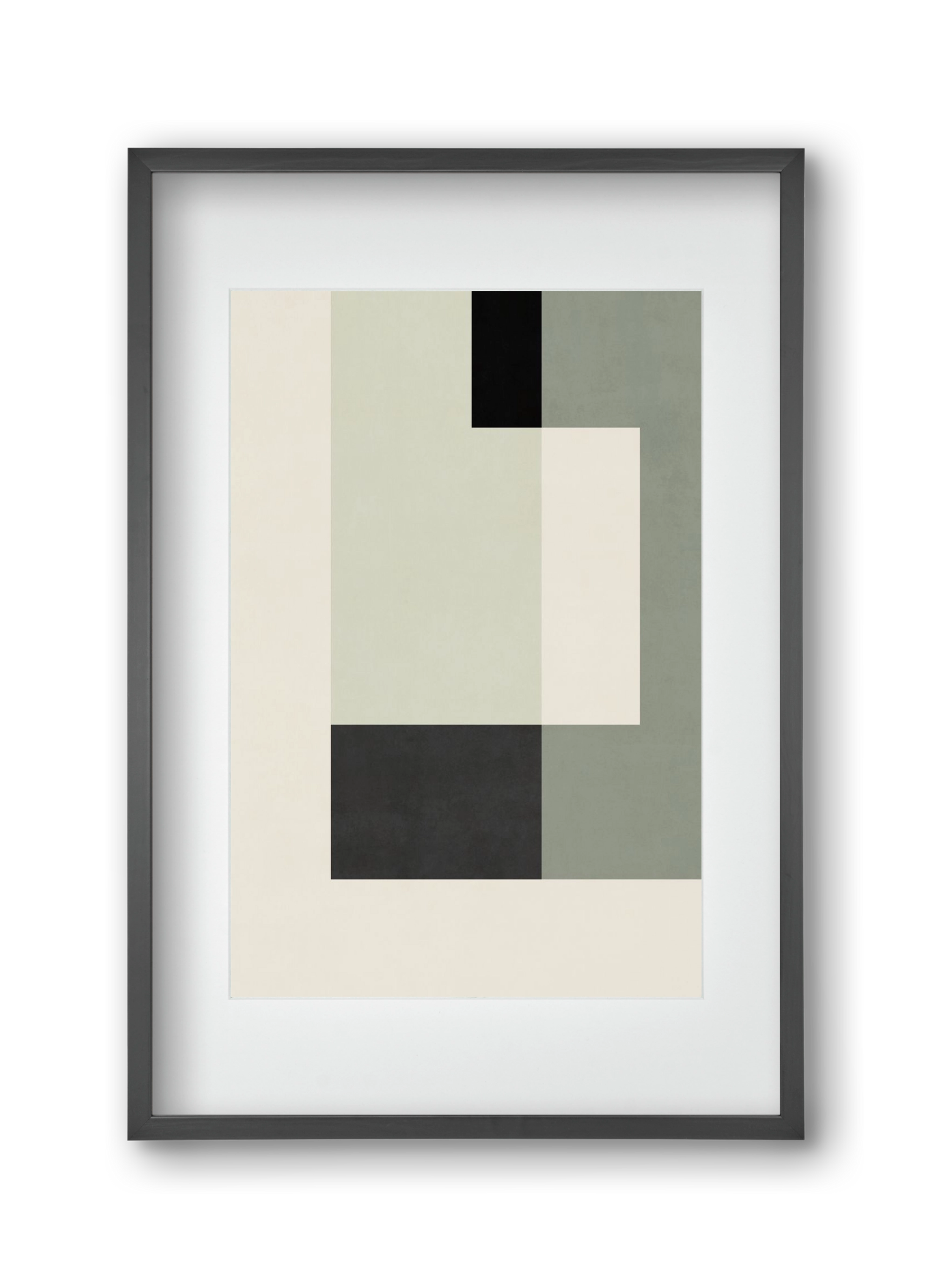 Abstract Art - Vm01, 30x45 cm (20x30 cm), Fekete keret, paszpartuval