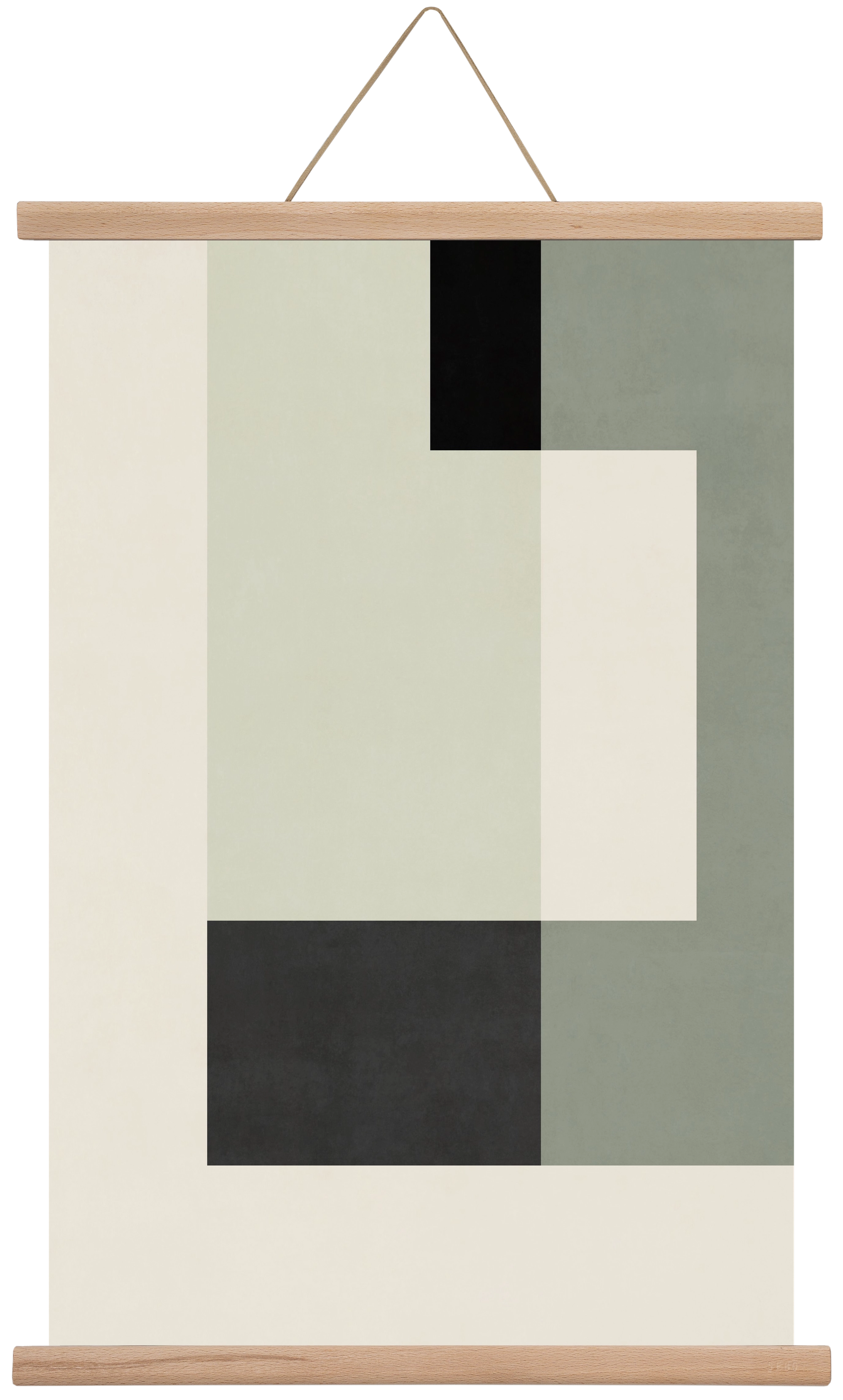 Abstract Art - Vm01, 40x60 cm (40x60 cm), Tölgy akasztó