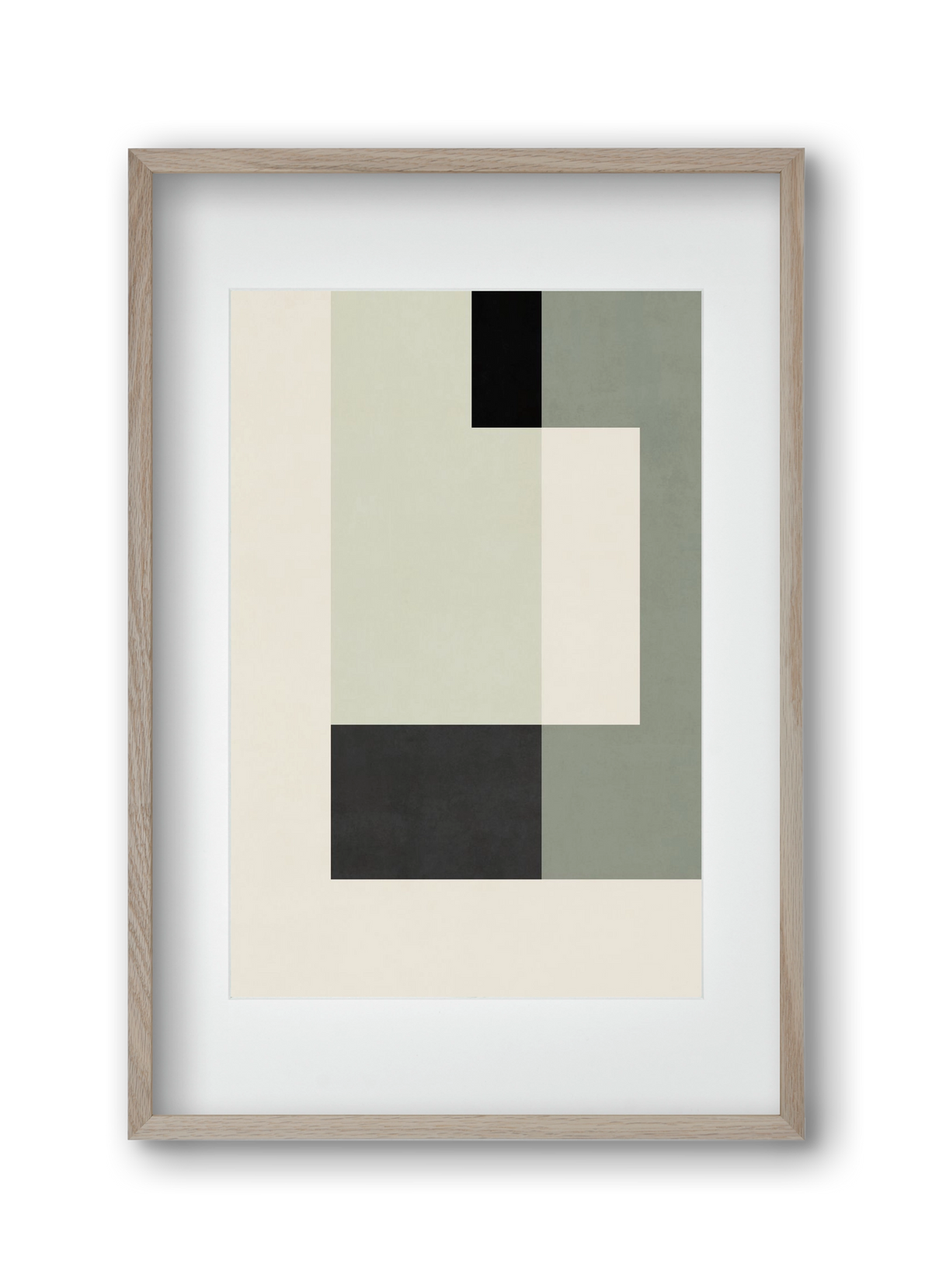 Abstract Art - Vm01, 30x45 cm (20x30 cm), Tölgy keret, paszpartuval