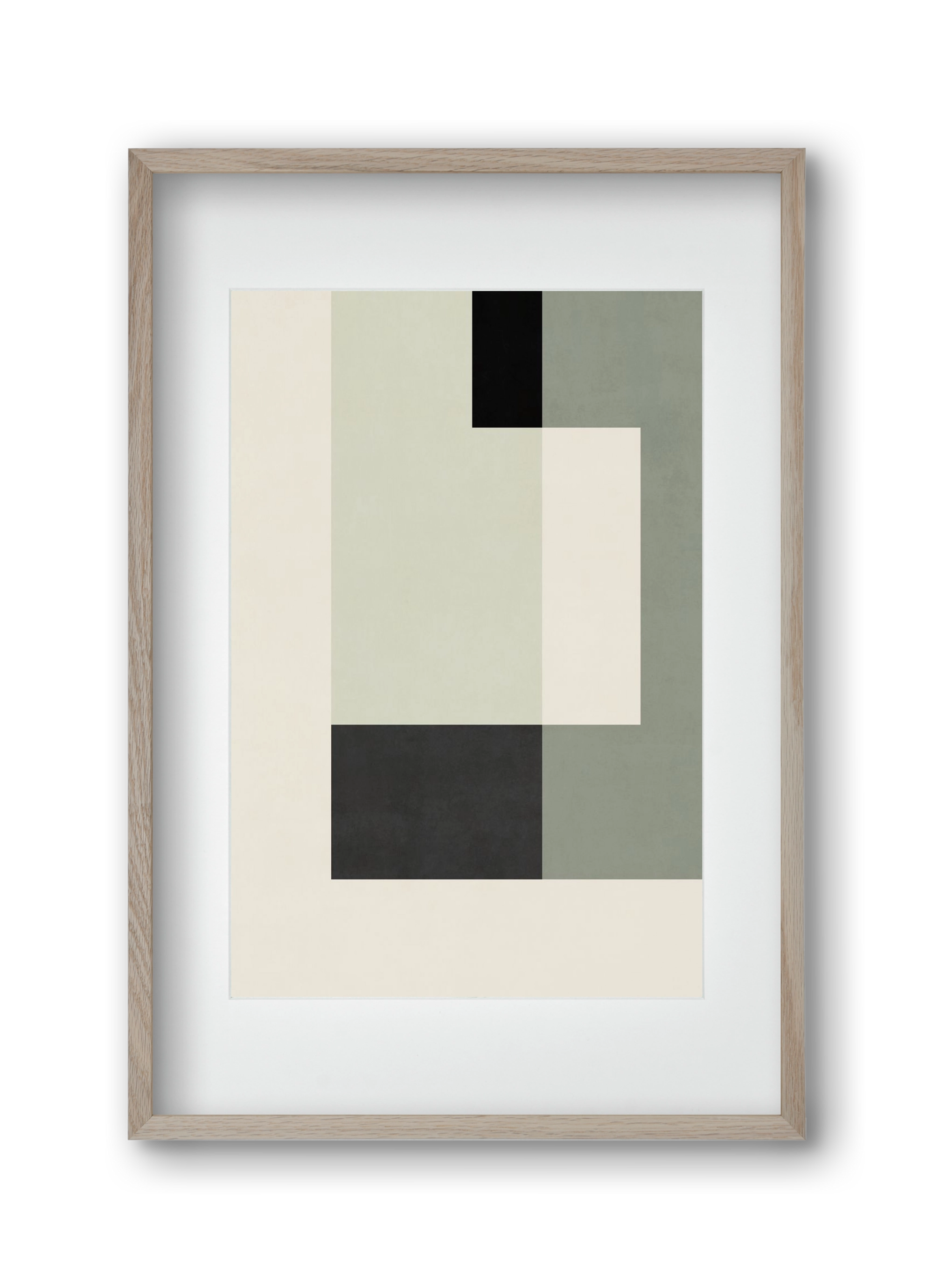 Abstract Art - Vm01, 30x45 cm (20x30 cm), Tölgy keret, paszpartuval