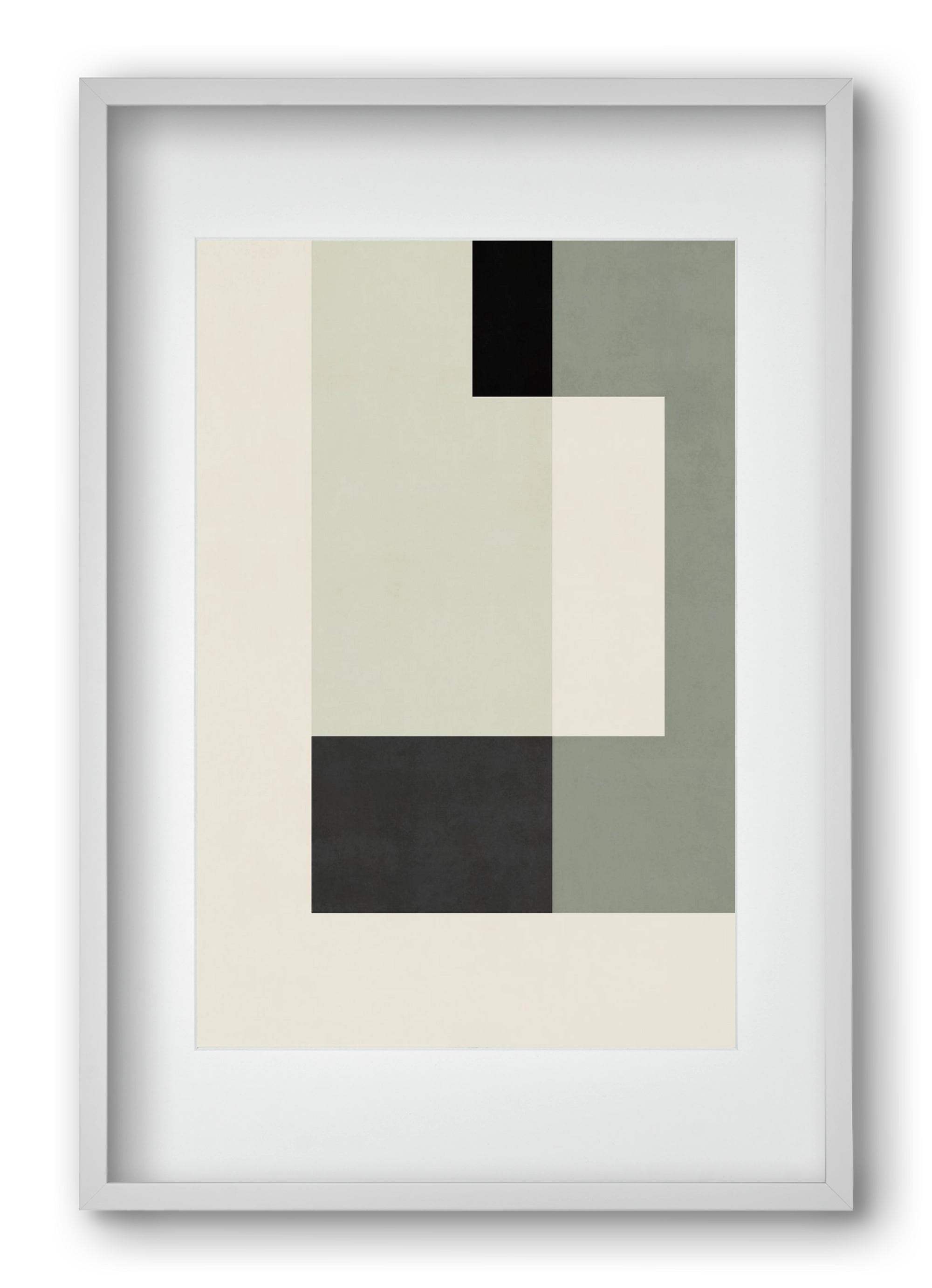 Abstract Art - Vm01, 40x60 cm (30x45 cm), Fehér keret, paszpartuval