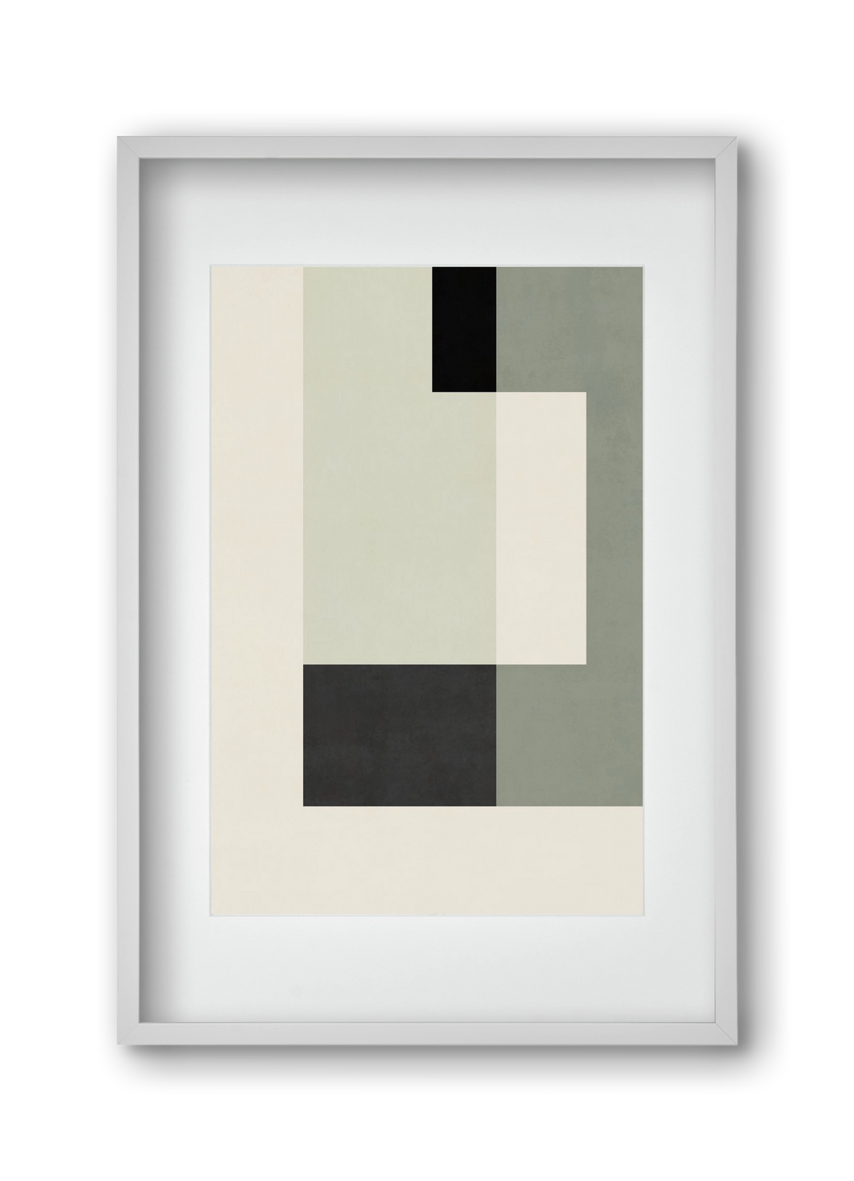 Abstract Art - Vm01, 30x45 cm (20x30 cm), Fehér keret, paszpartuval