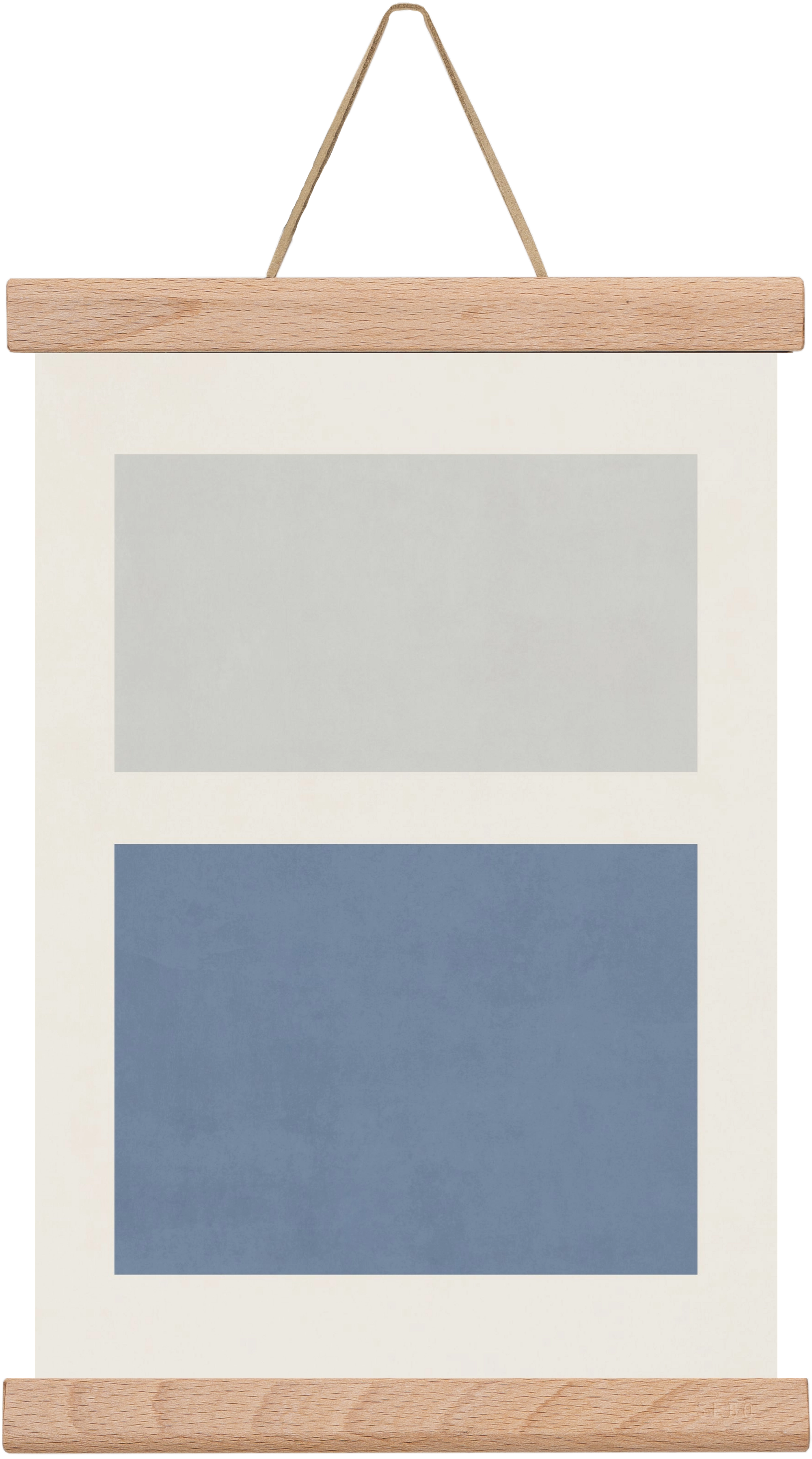 Composition of Geometric Shapes - Bl01, 20x30 cm (20x30 cm), Tölgy akasztó