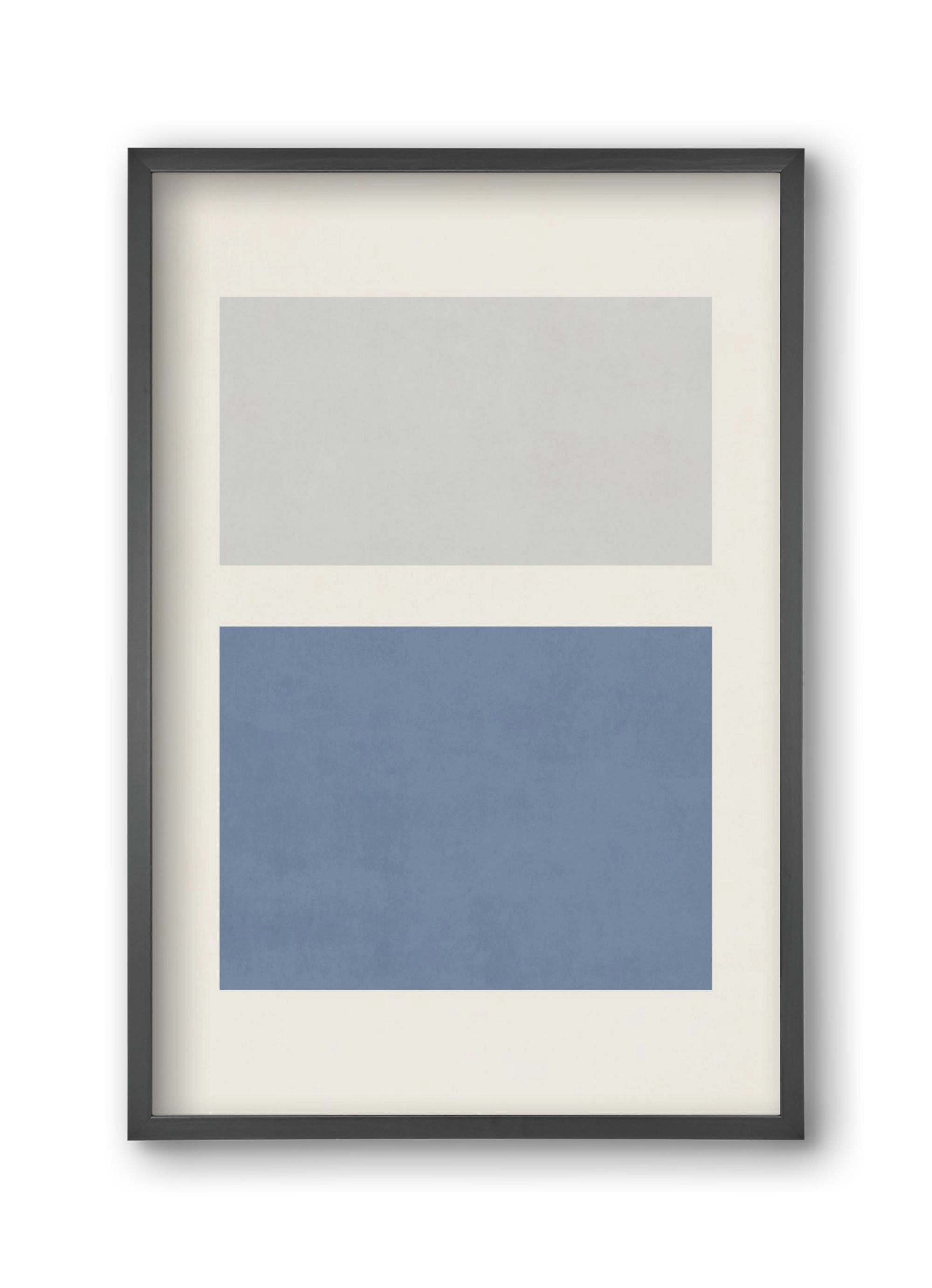 Composition of Geometric Shapes - Bl01, 30x45 cm (30x45 cm), Fekete keret