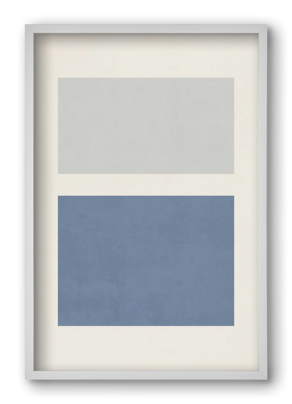 Composition of Geometric Shapes - Bl01, 40x60 cm (40x60 cm), Fehér keret