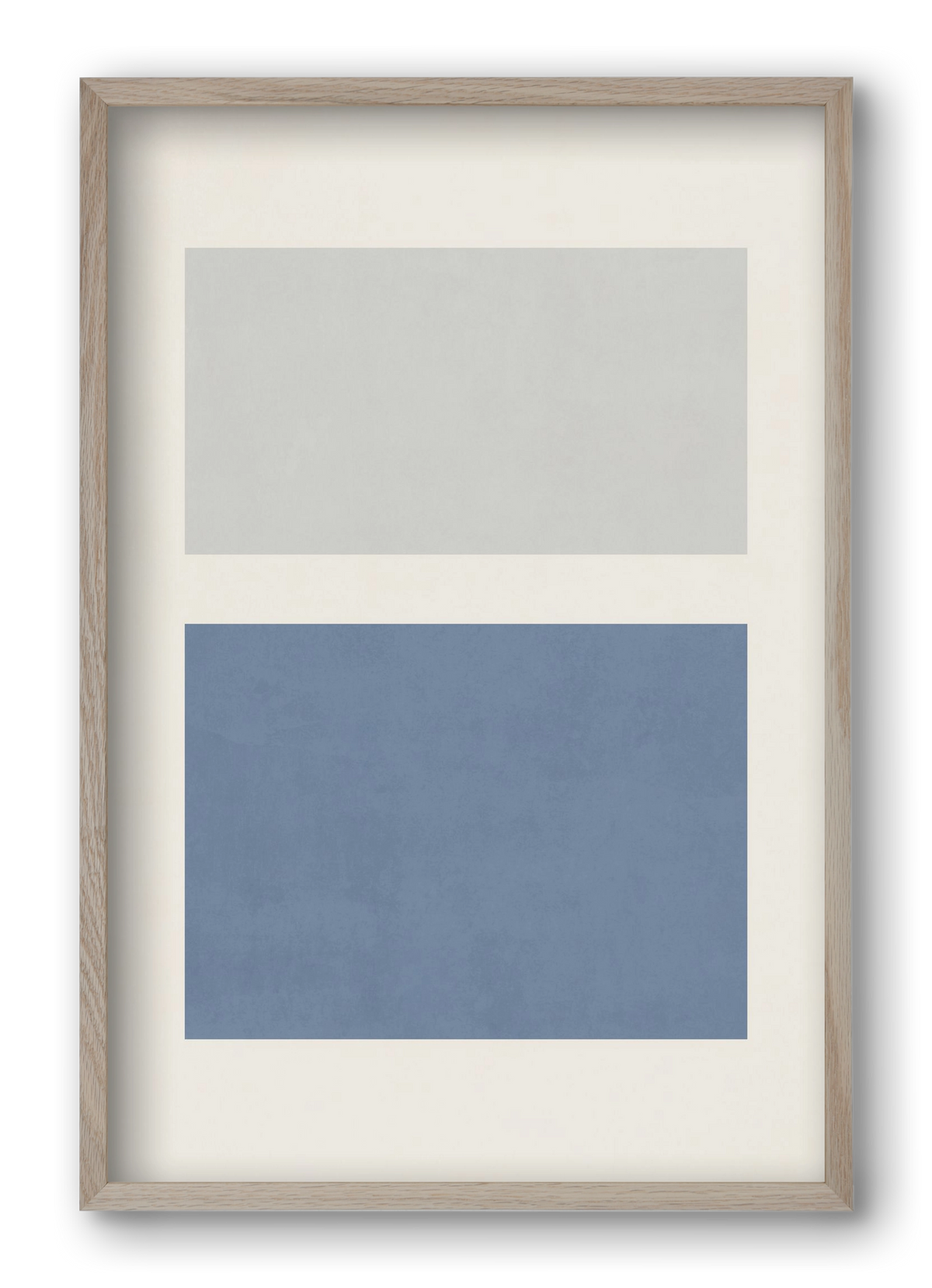 Composition of Geometric Shapes - Bl01, 40x60 cm (40x60 cm), Tölgy keret