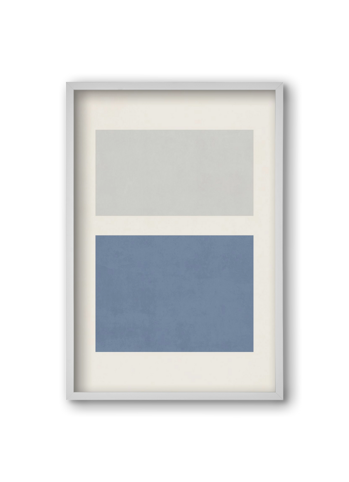 Composition of Geometric Shapes - Bl01, 20x30 cm (20x30 cm), Fehér keret