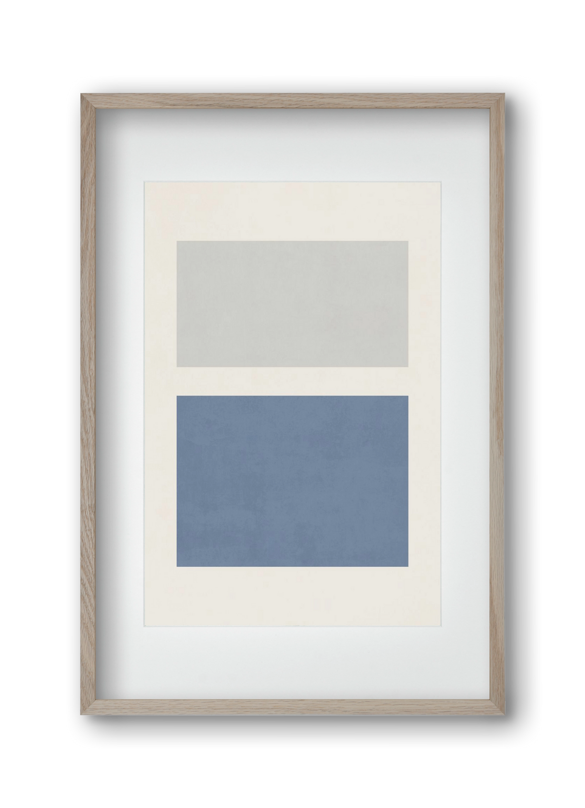 Composition of Geometric Shapes - Bl01, 30x45 cm (20x30 cm), Tölgy keret, paszpartuval