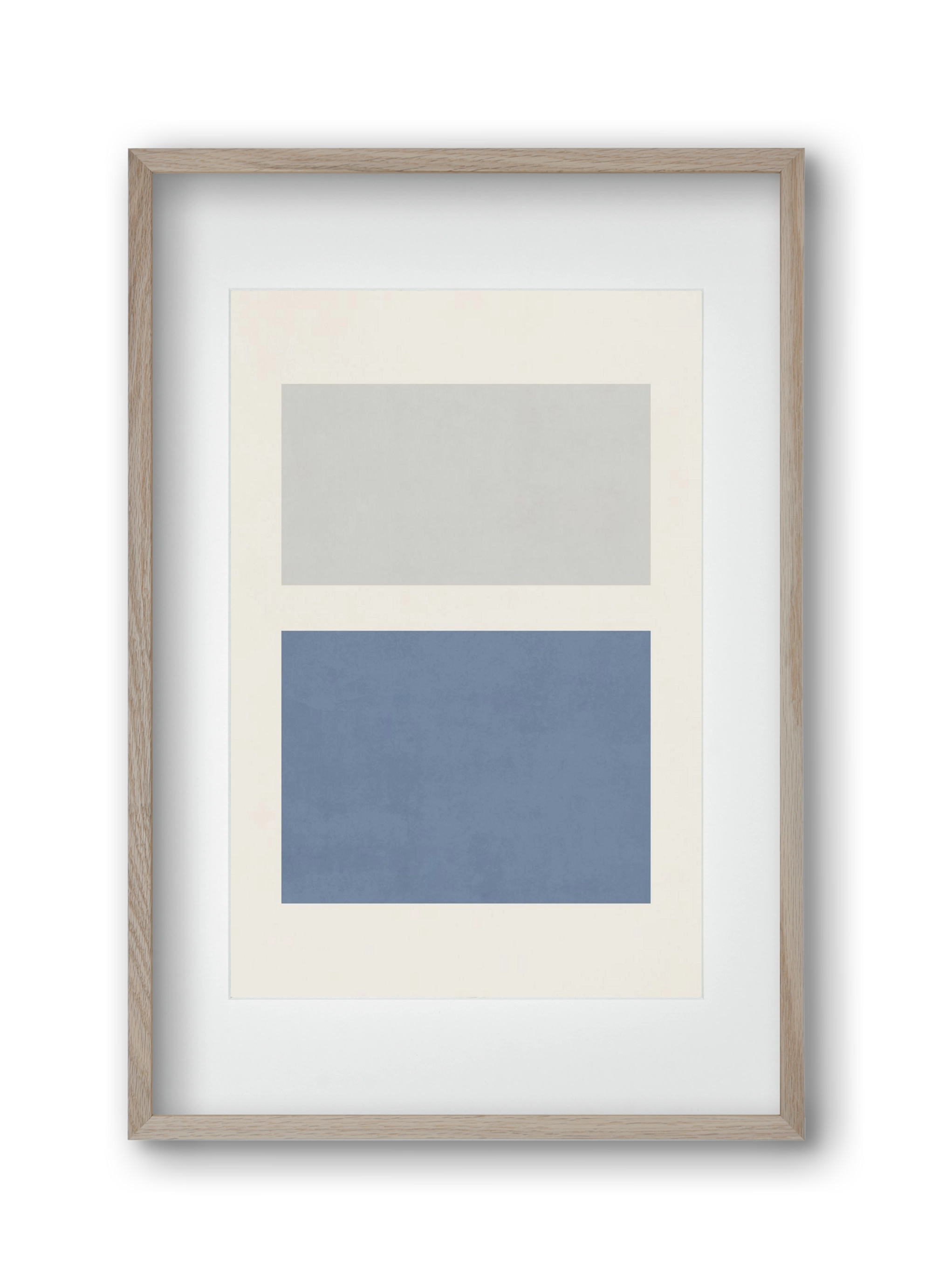 Composition of Geometric Shapes - Bl01, 30x45 cm (20x30 cm), Tölgy keret, paszpartuval